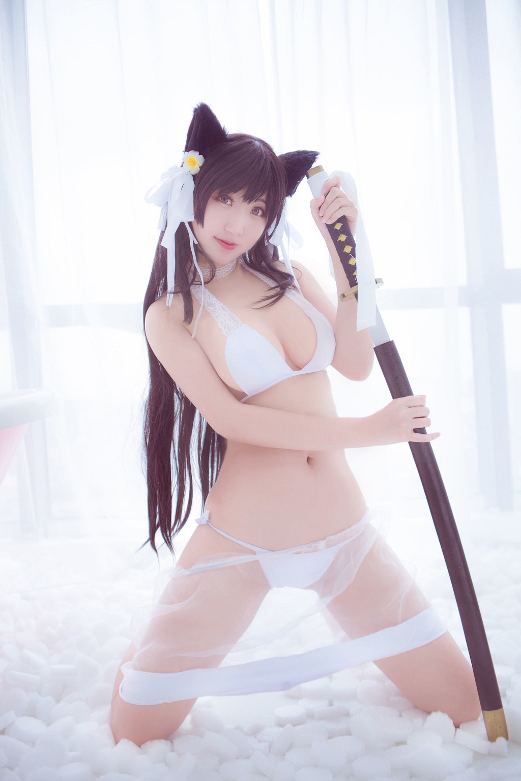黑川《爱宕泳衣 JK百合》 [Cosplay美少女] 写真集[35P]