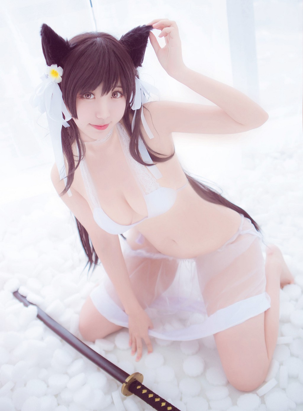 黑川《爱宕泳衣 JK百合》 [Cosplay美少女] 写真集[35P]