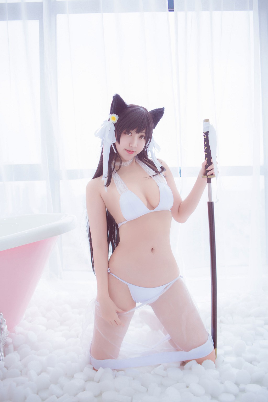 黑川《爱宕泳衣 JK百合》 [Cosplay美少女] 写真集[35P]