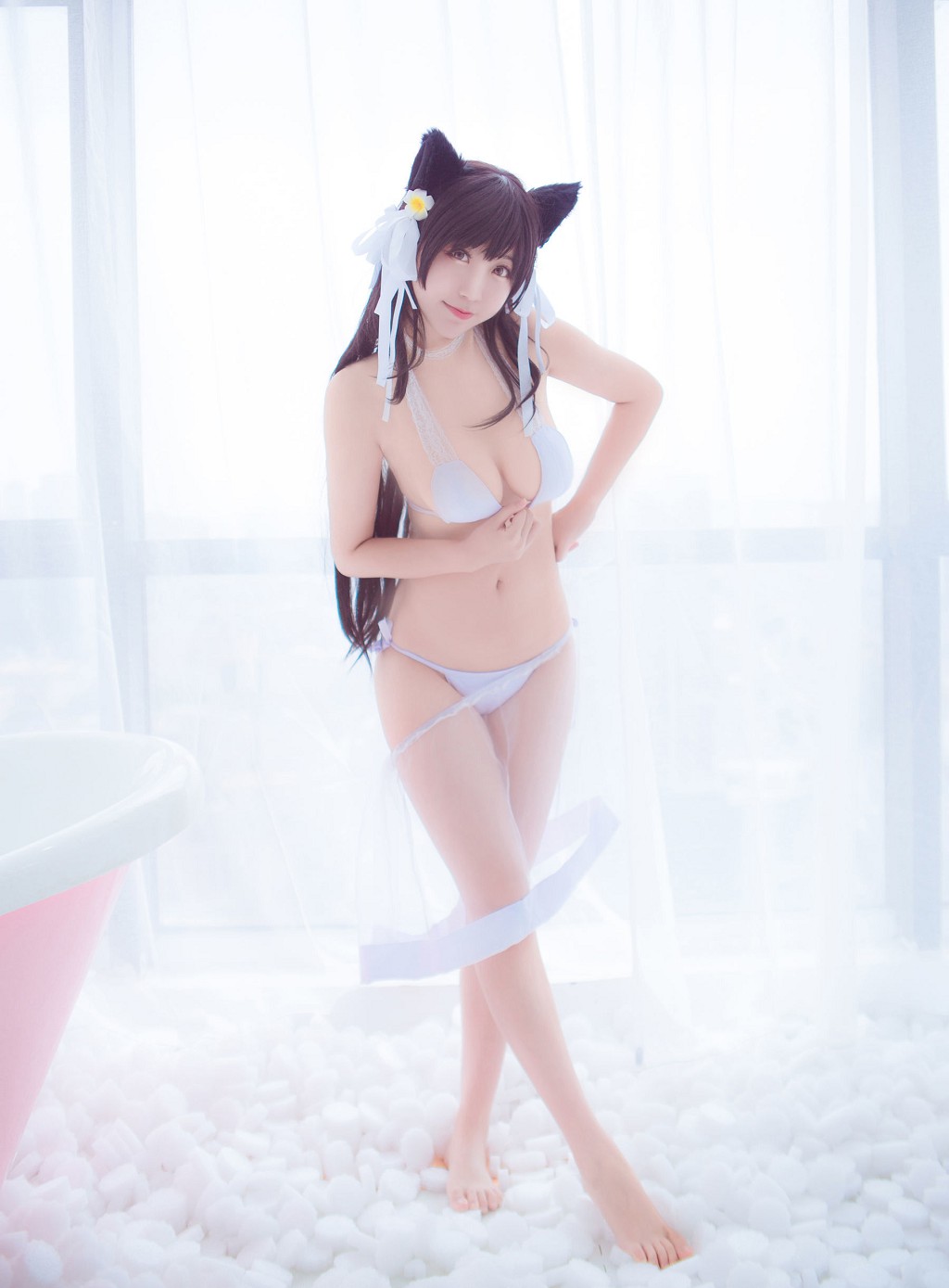 黑川《爱宕泳衣 JK百合》 [Cosplay美少女] 写真集[35P]