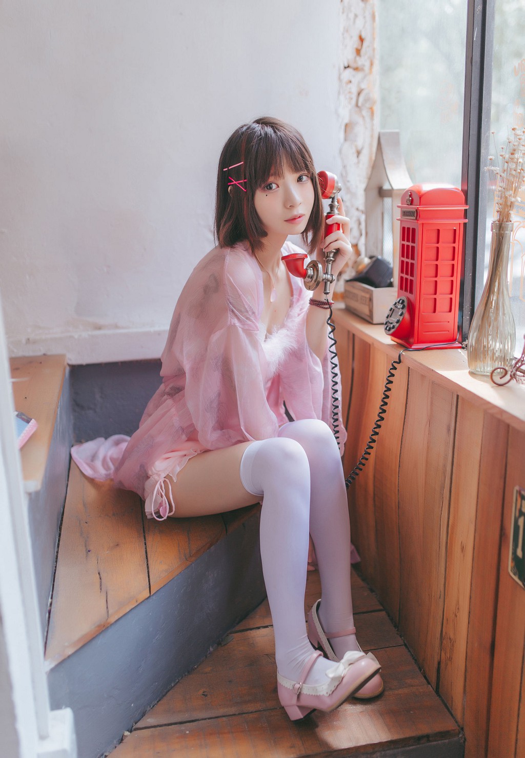 疯猫ss 水手服和睡衣 Cosplay 写真 57P