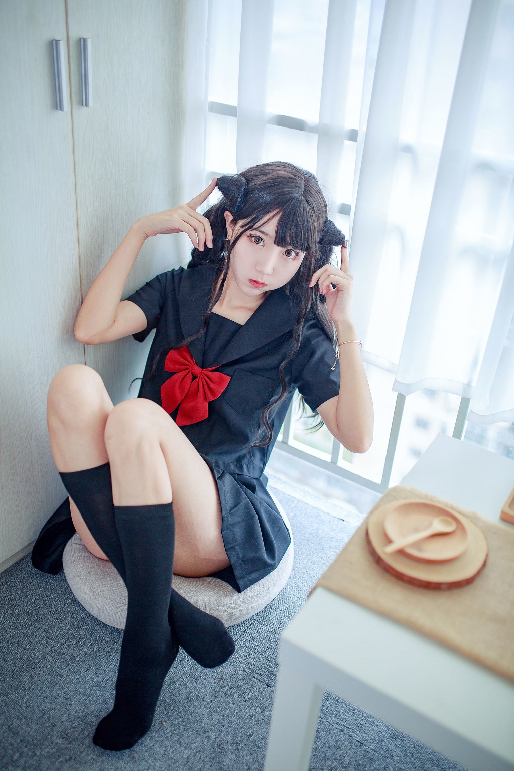 COSER黑川《小恶魔JK》 [Cosplay福利] 写真集[32P]