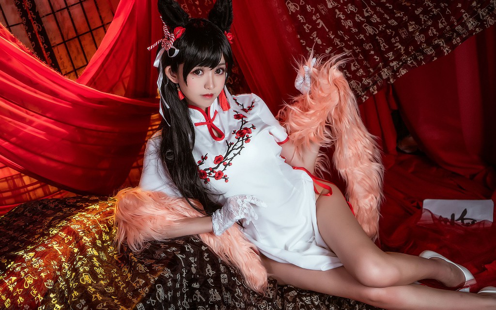 鳗鱼霏儿《碧蓝航线+旗袍+红发魔女》 [Cosplay美女] 写真集[34P]