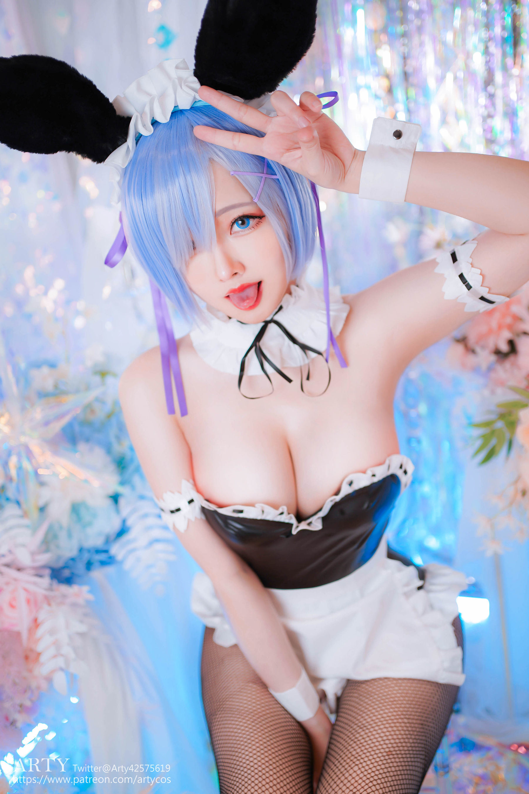 Cosplay Ngôi Sao Mạng] Arty Ya Ti - Rem phiên bản bunny suit (Re:Zero)