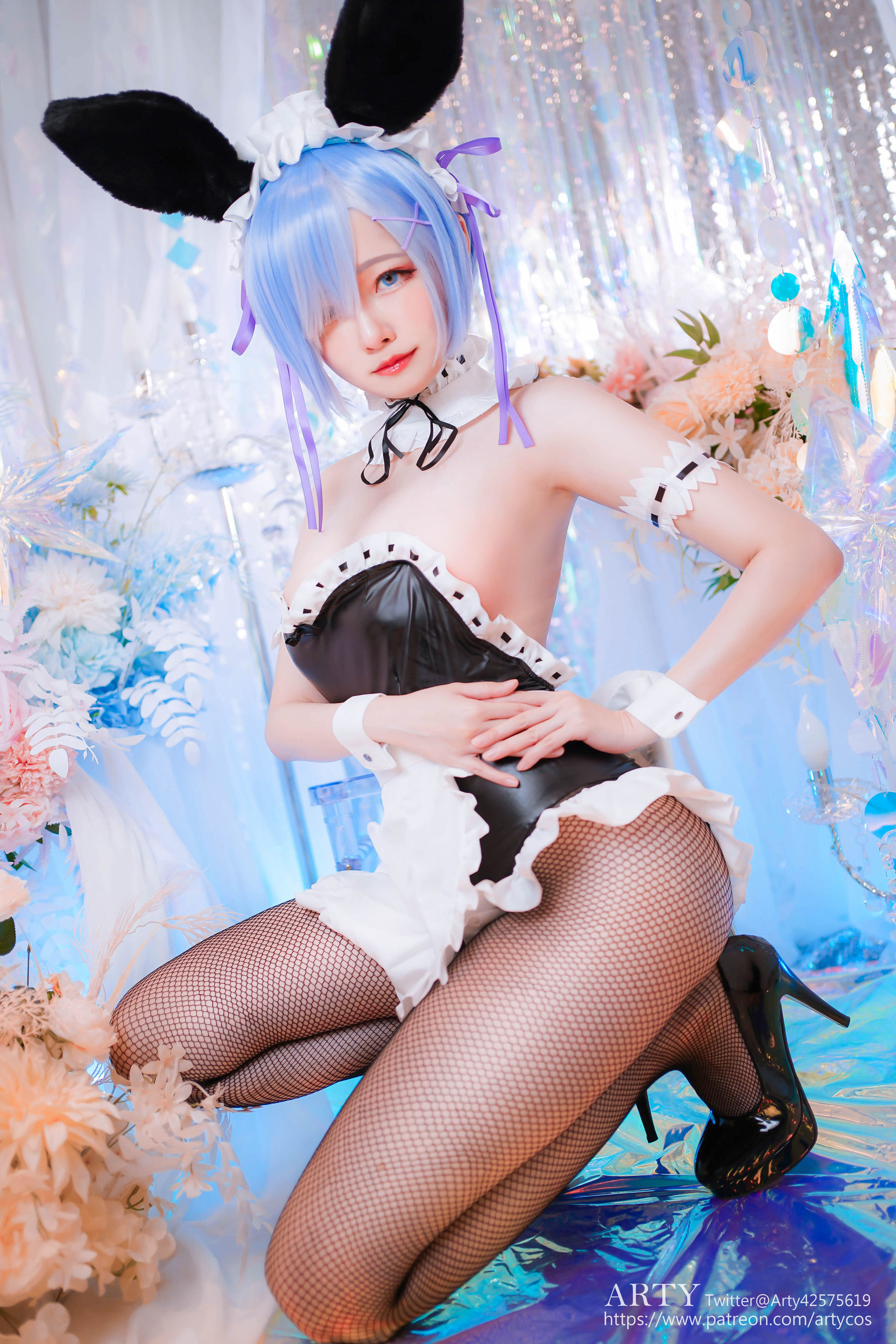 Cosplay Ngôi Sao Mạng] Arty Ya Ti - Rem phiên bản bunny suit (Re:Zero)