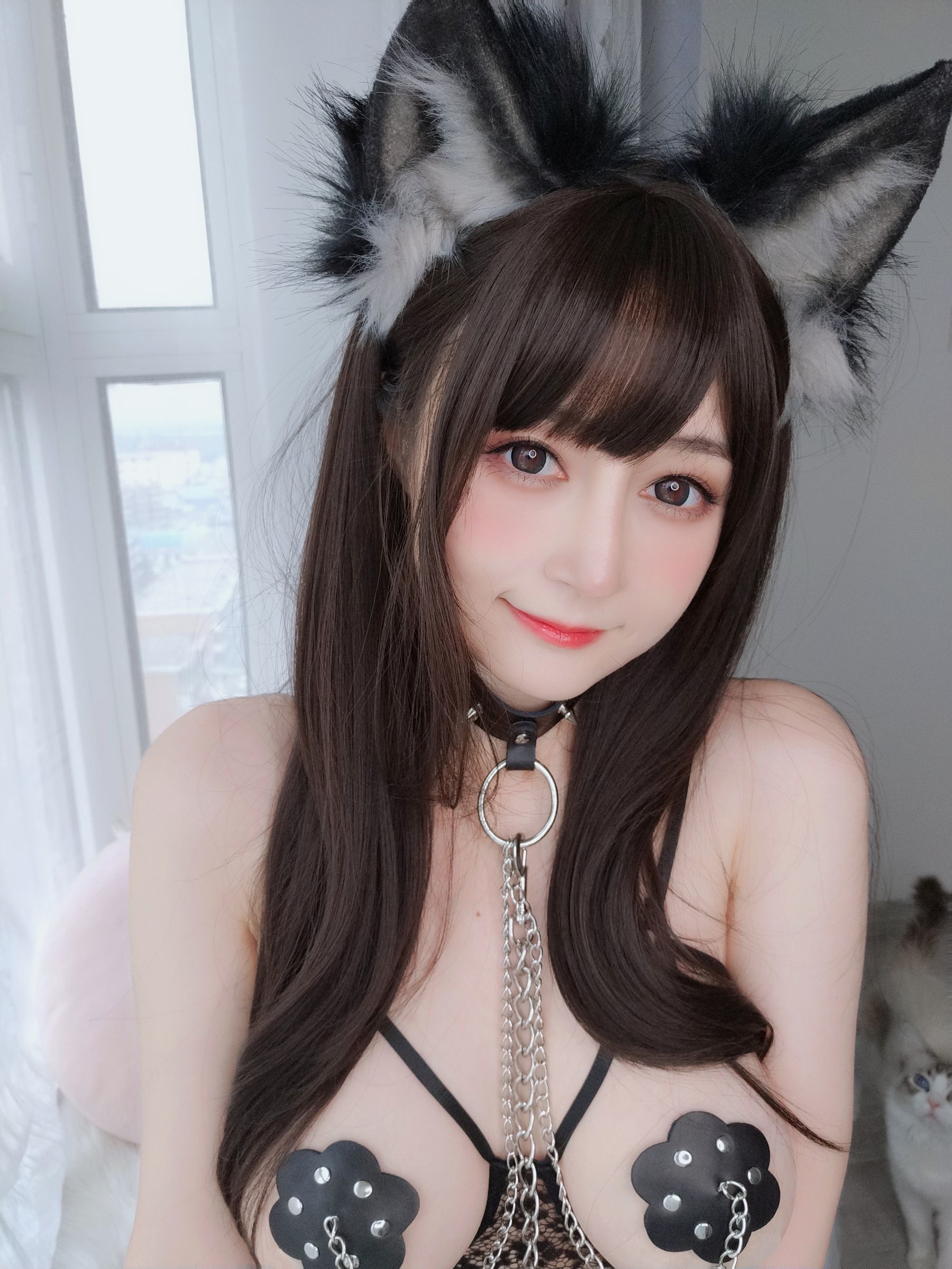 왕홍 COS] Coser 아가씨 백은 - 귀여운 개