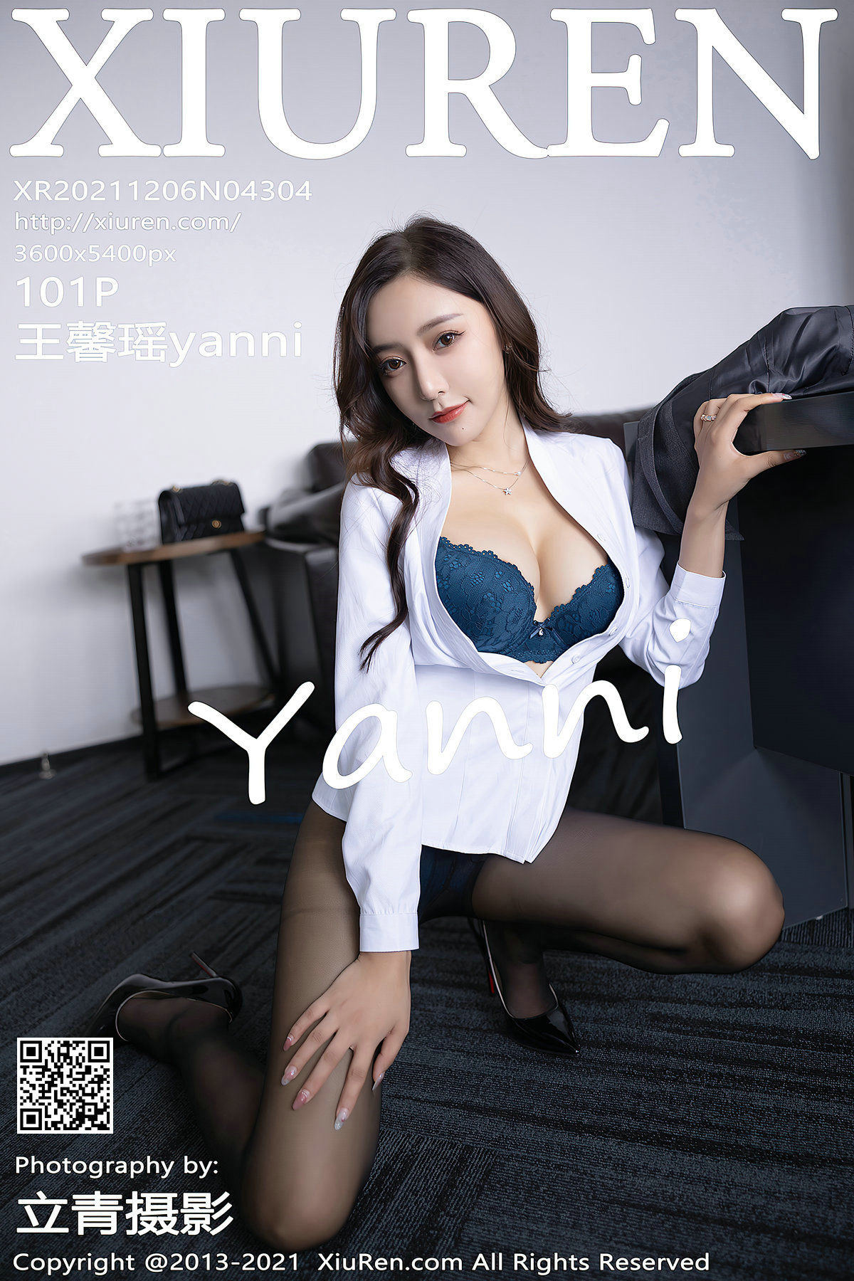 秀人XiuRen No.4304 王馨瑶Yanni OL黑丝制服写真