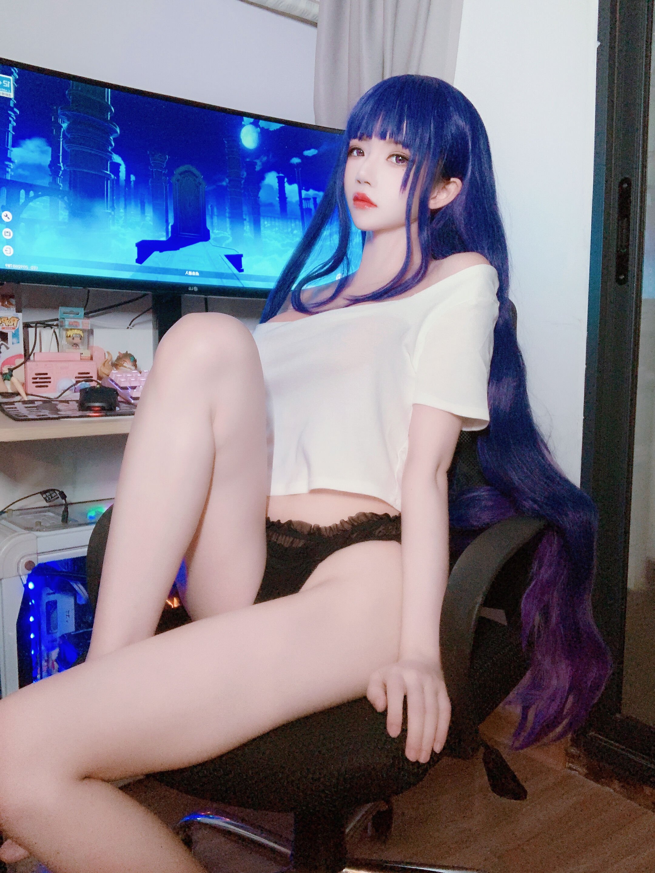 사쿠라토미야오 - 라이덴 쇼군 셀카