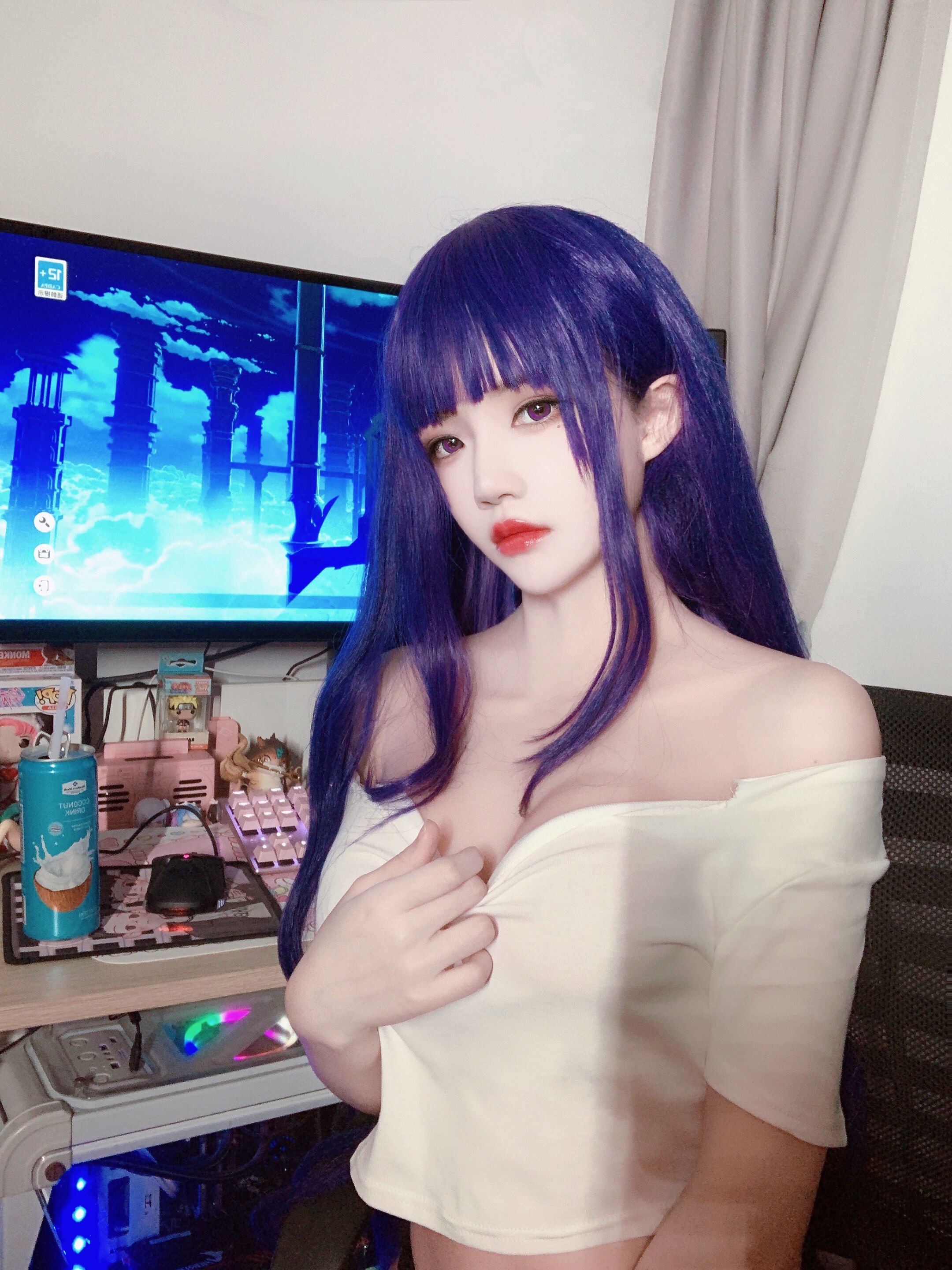 사쿠라토미야오 - 라이덴 쇼군 셀카