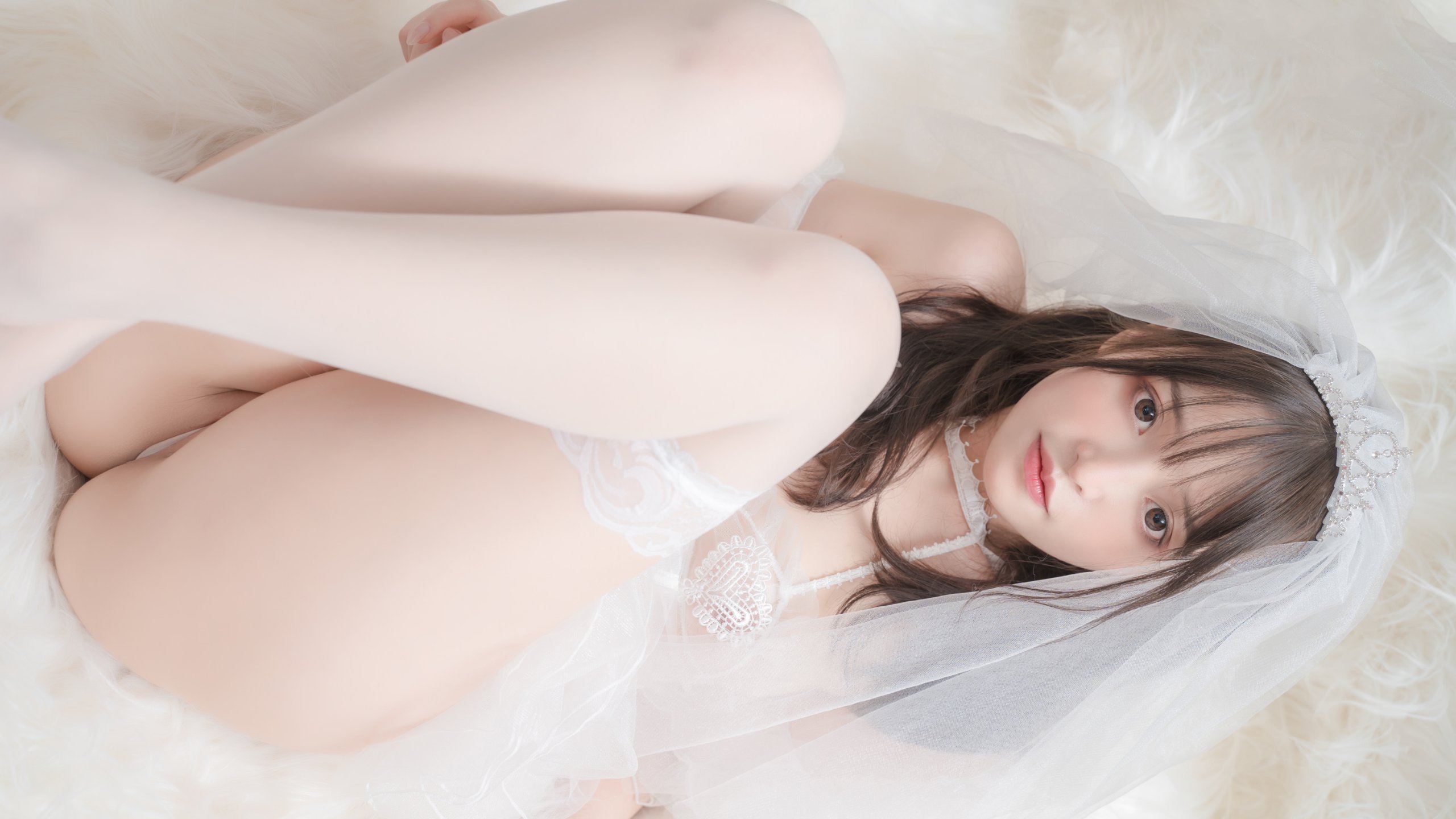 爆机少女喵小吉 - 白色花嫁