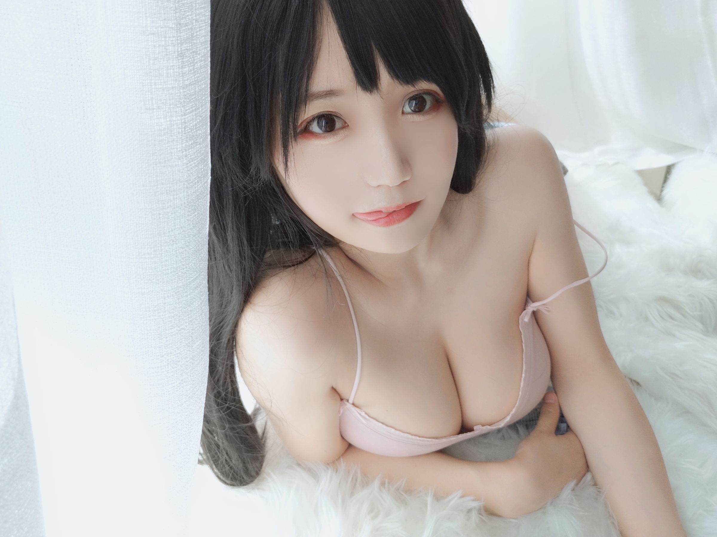 오쿠라 치요w] 분홍색 스트랩