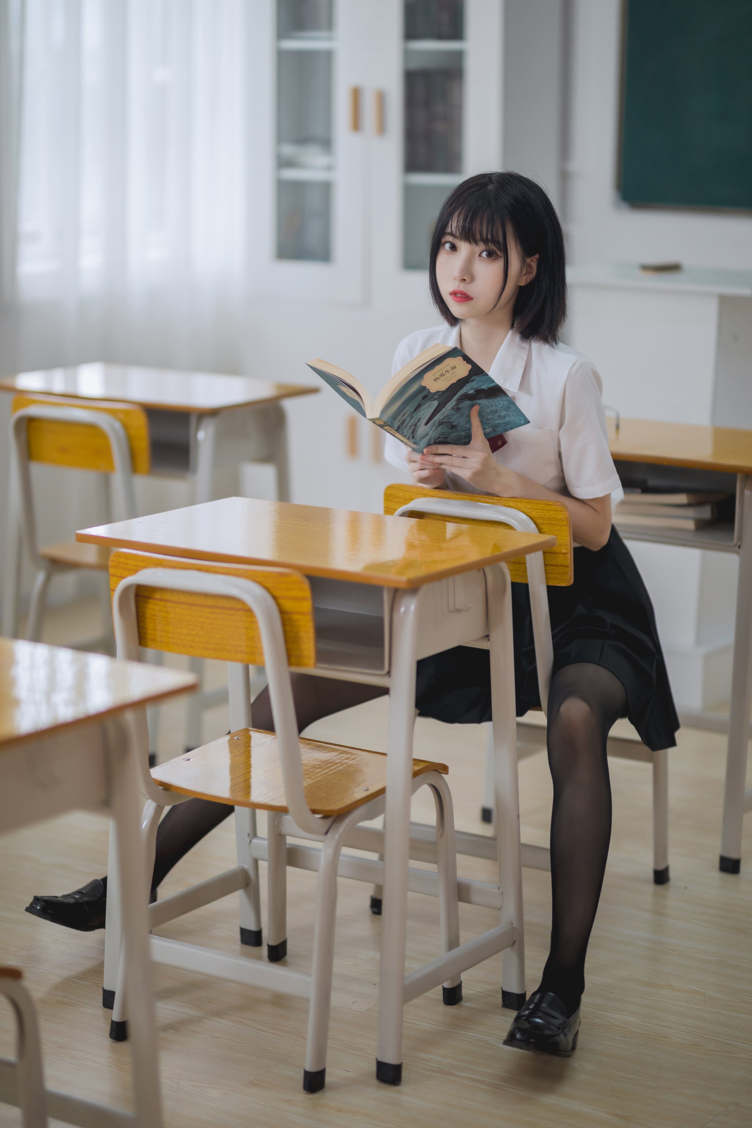 Xu Lan - Classroom JK Black Silk