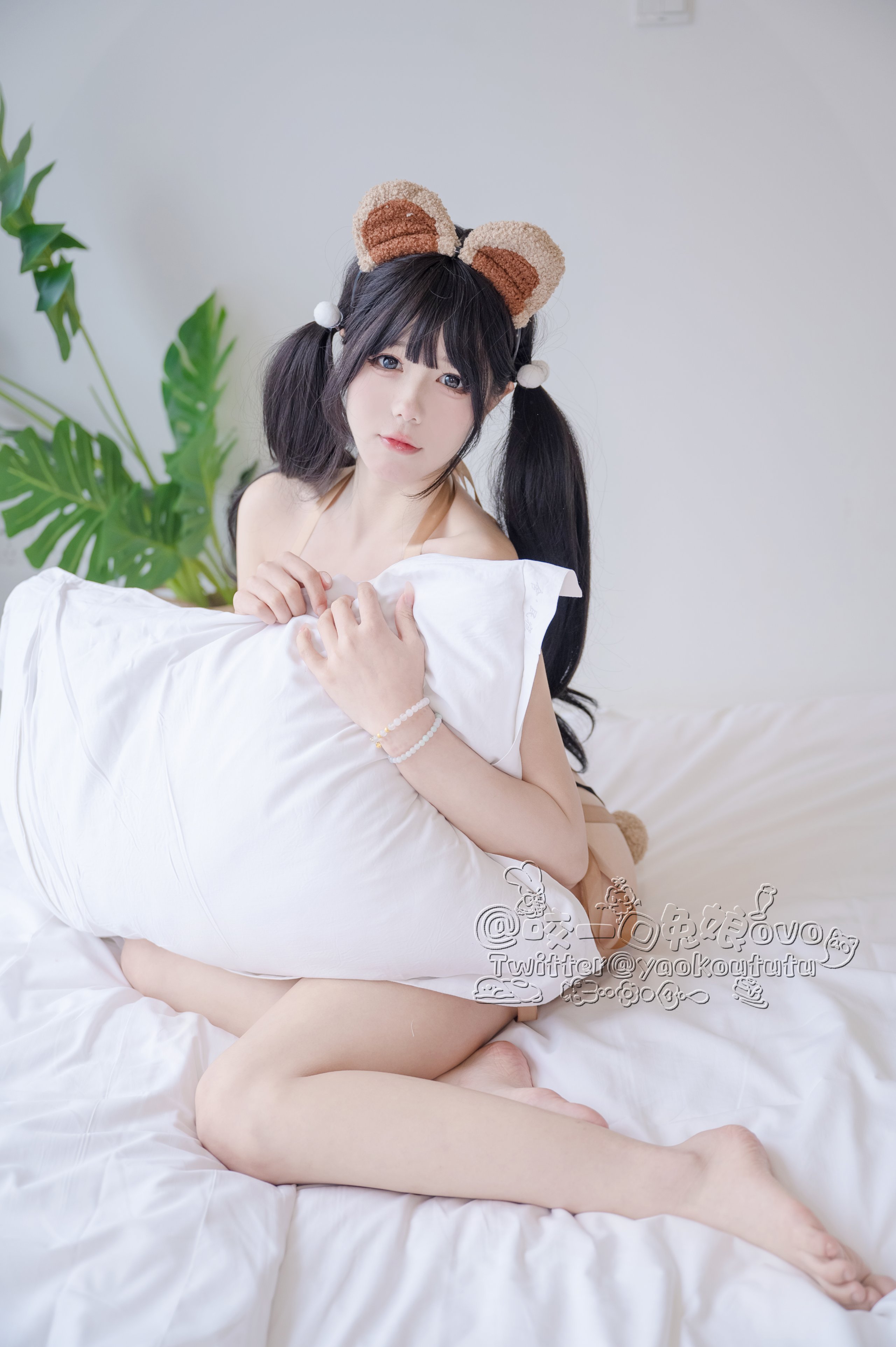 [咬一口兔娘]小熊睡衣