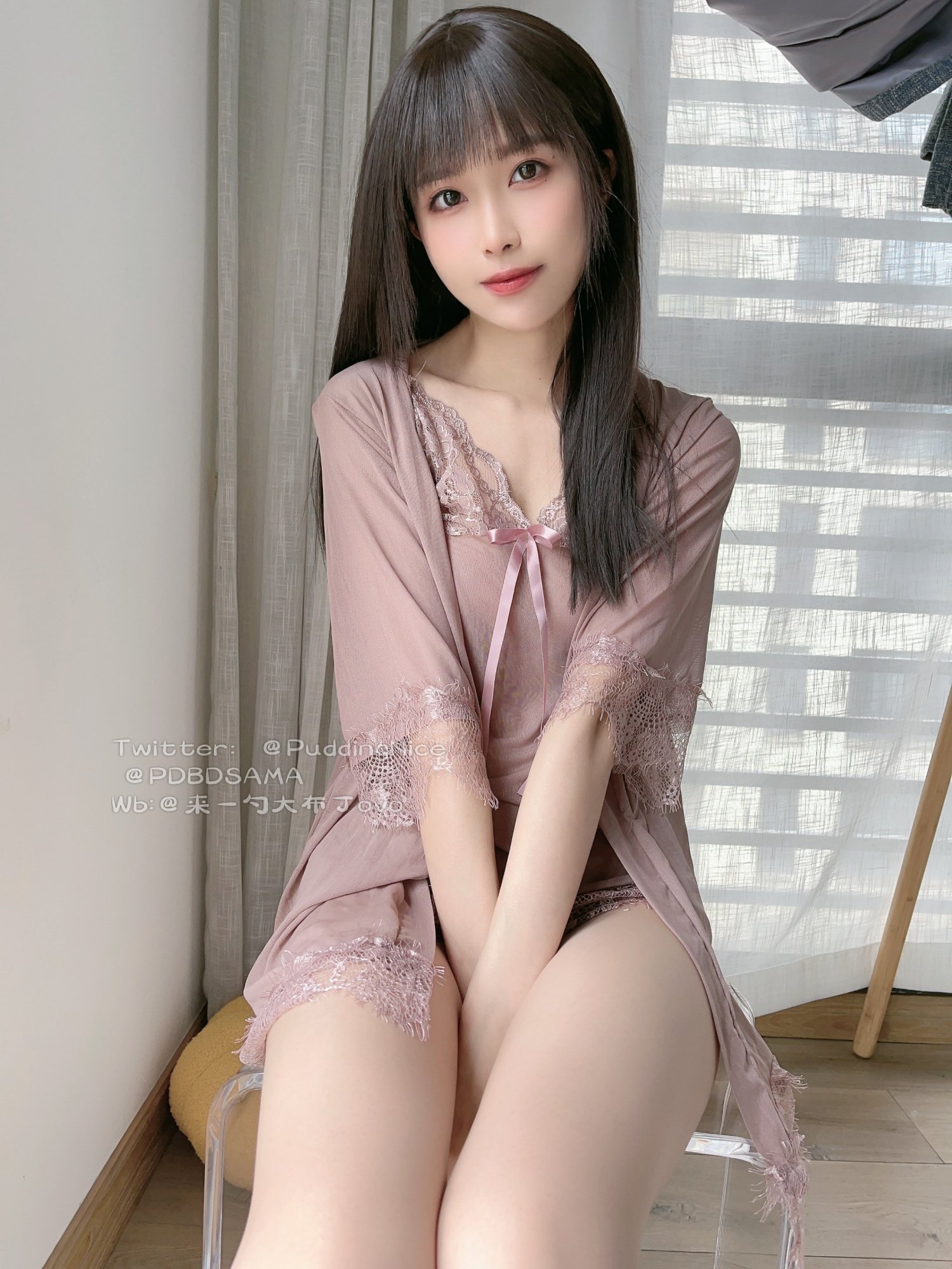 Pudding Pink Bean Paste Adult Cosplay