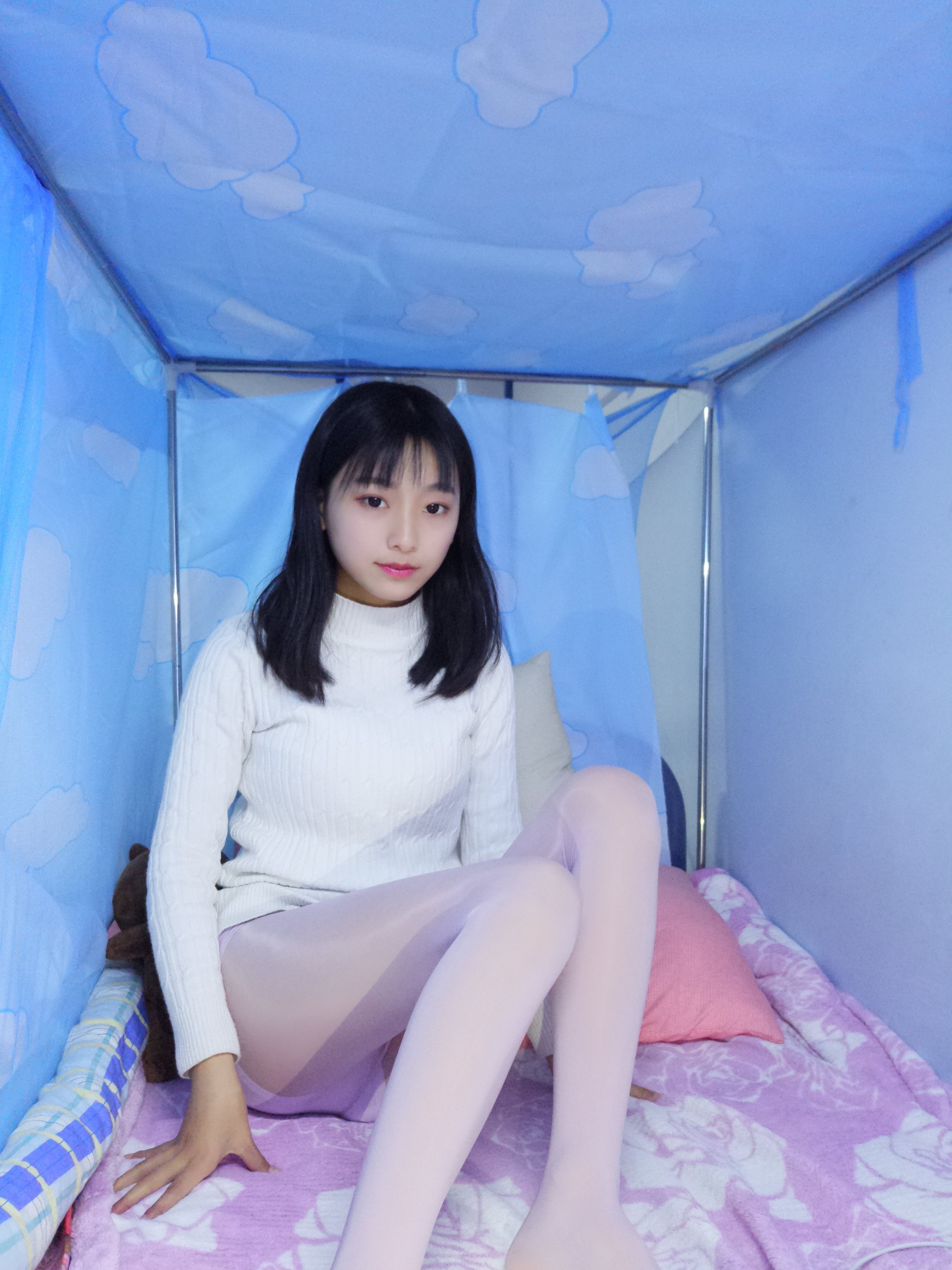 蓓蓓 - 彩色厚絲襪