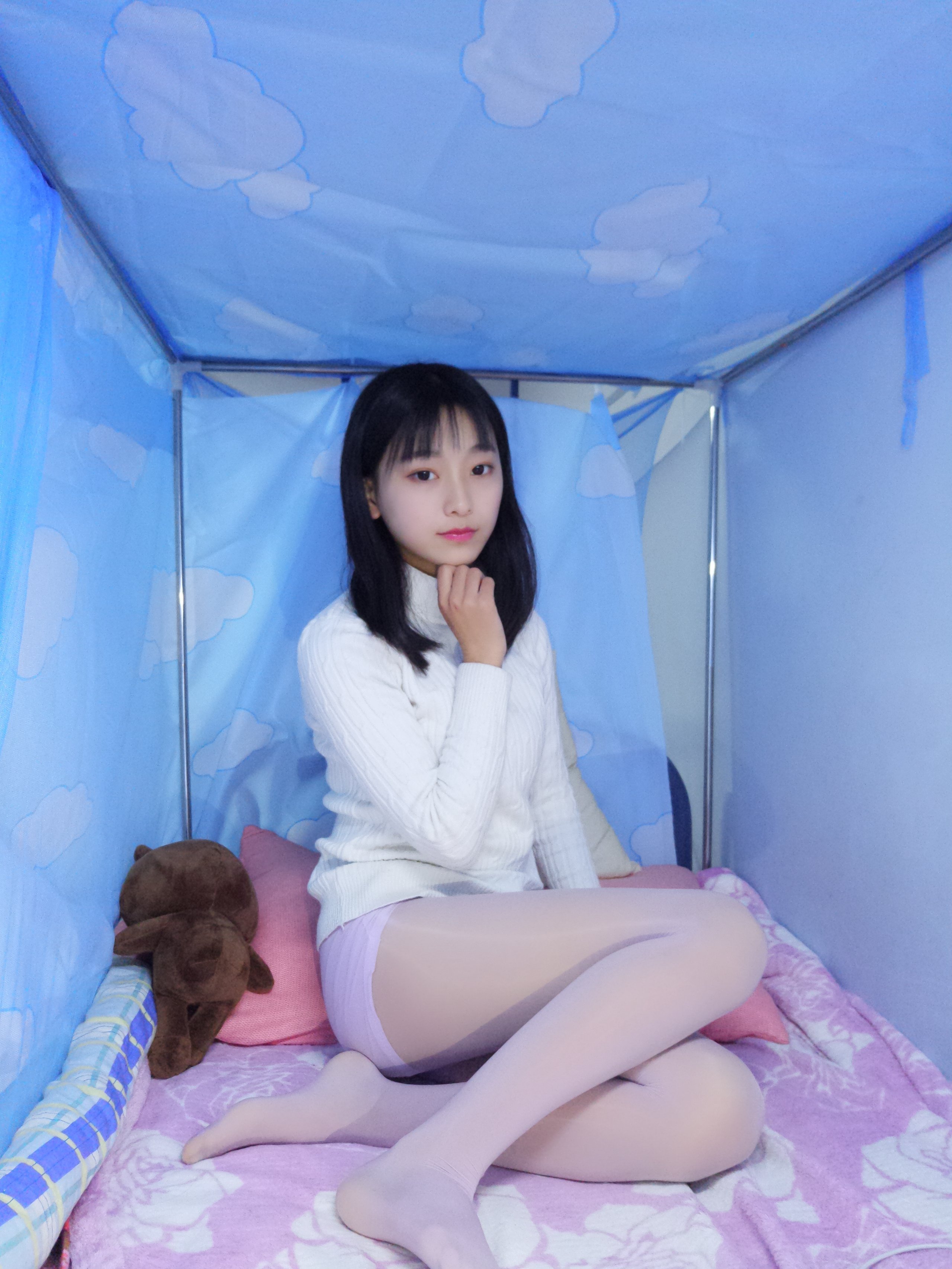 蓓蓓 - 彩色厚絲襪