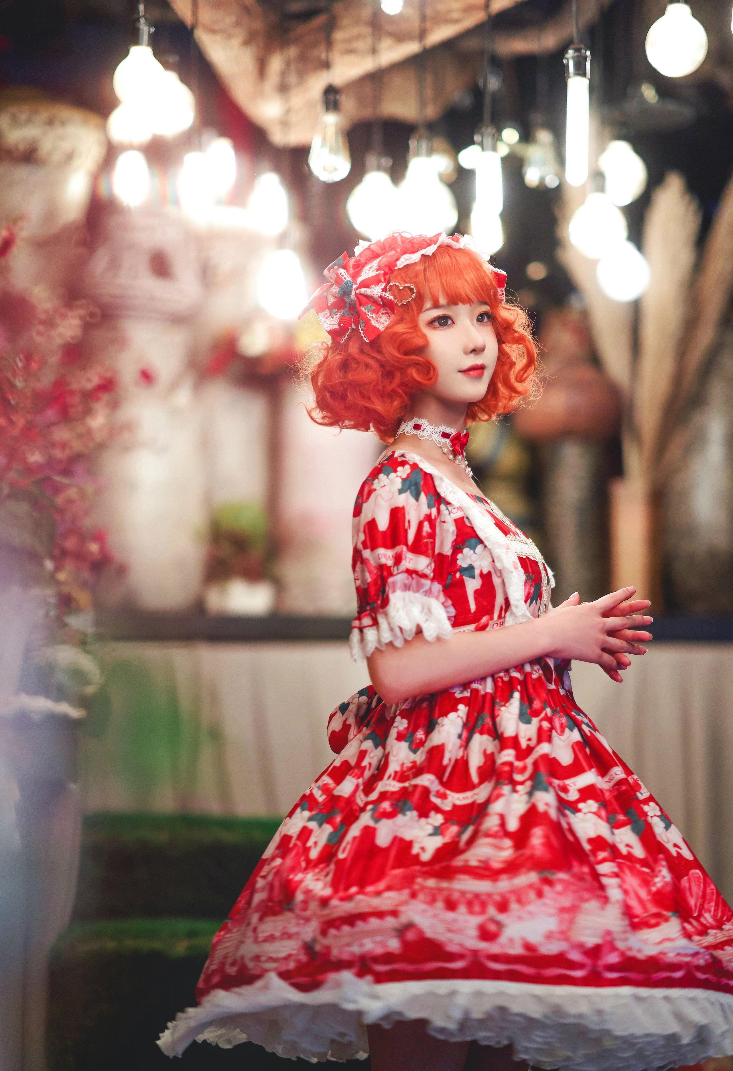阿包也是兔娘- belle ta红裙