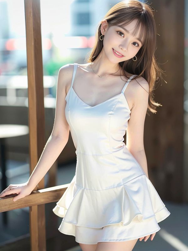야외 백스커트 AI 미녀