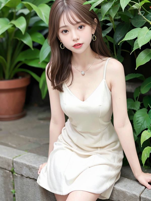 야외 백스커트 AI 미녀
