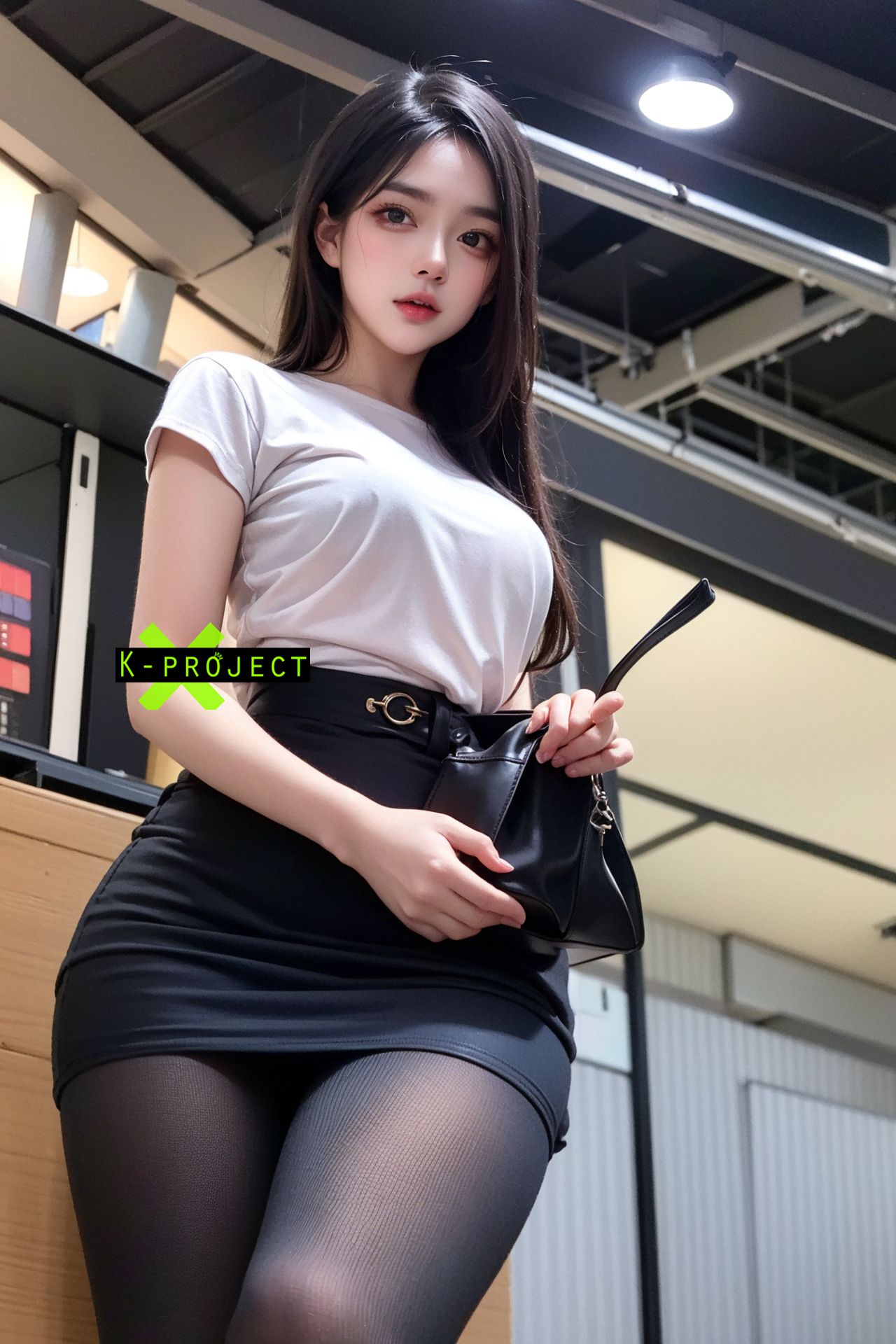 พนักงานสาวสวยของบริษัทหลังเลิกงาน