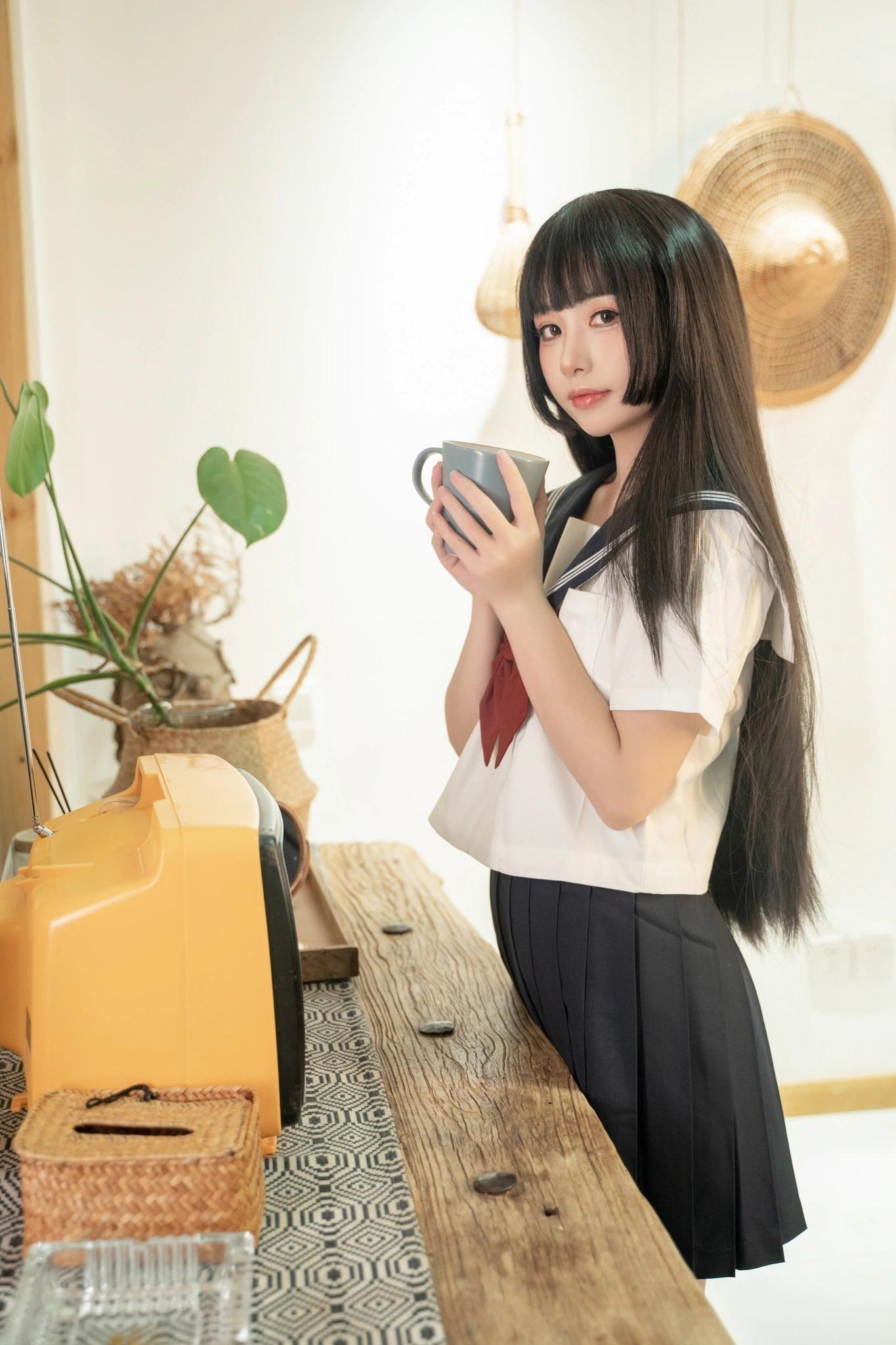 JK制服：喵小吉 - 日常 放课后 64P