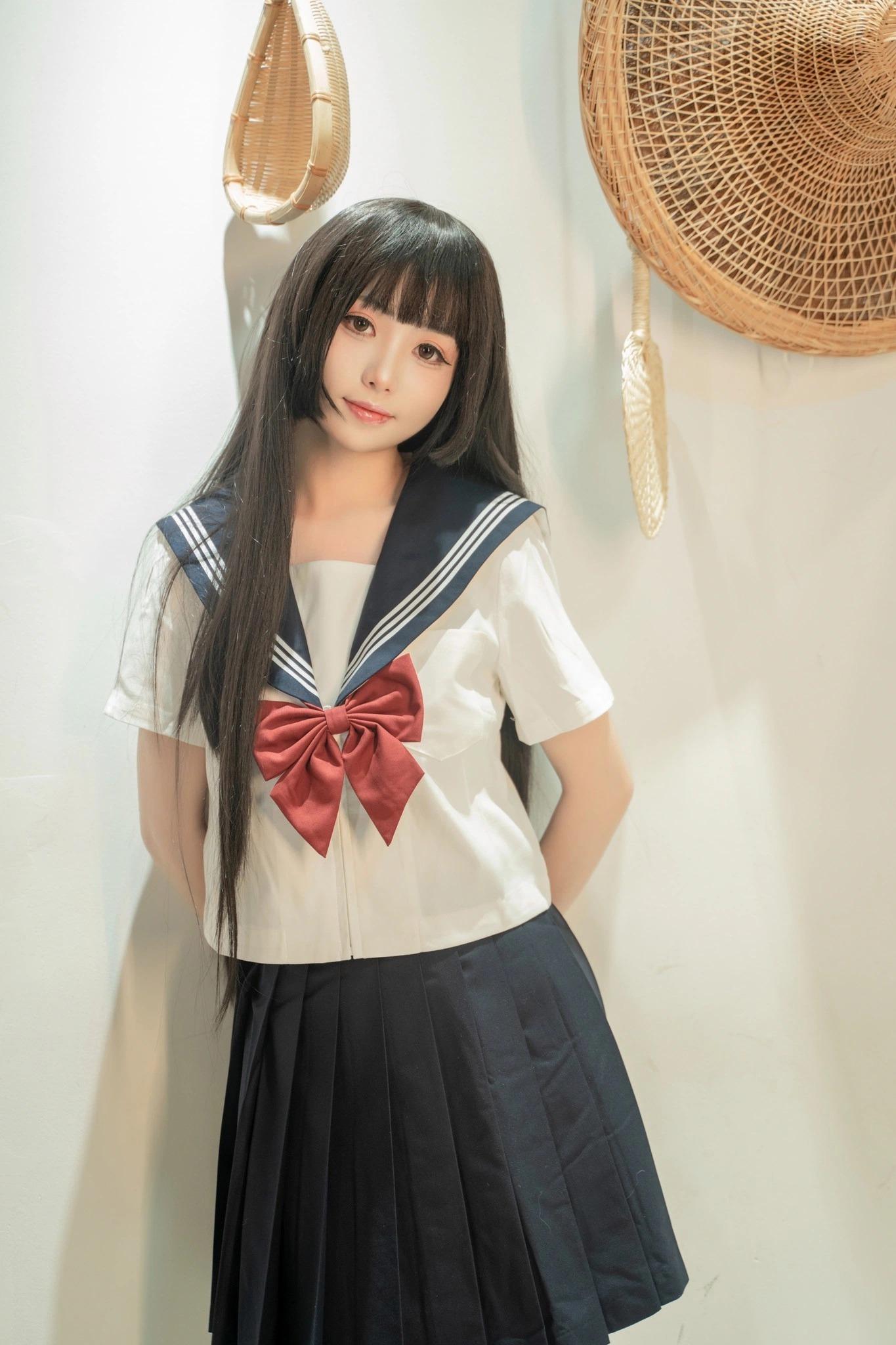JK制服：喵小吉 - 日常 放课后 64P