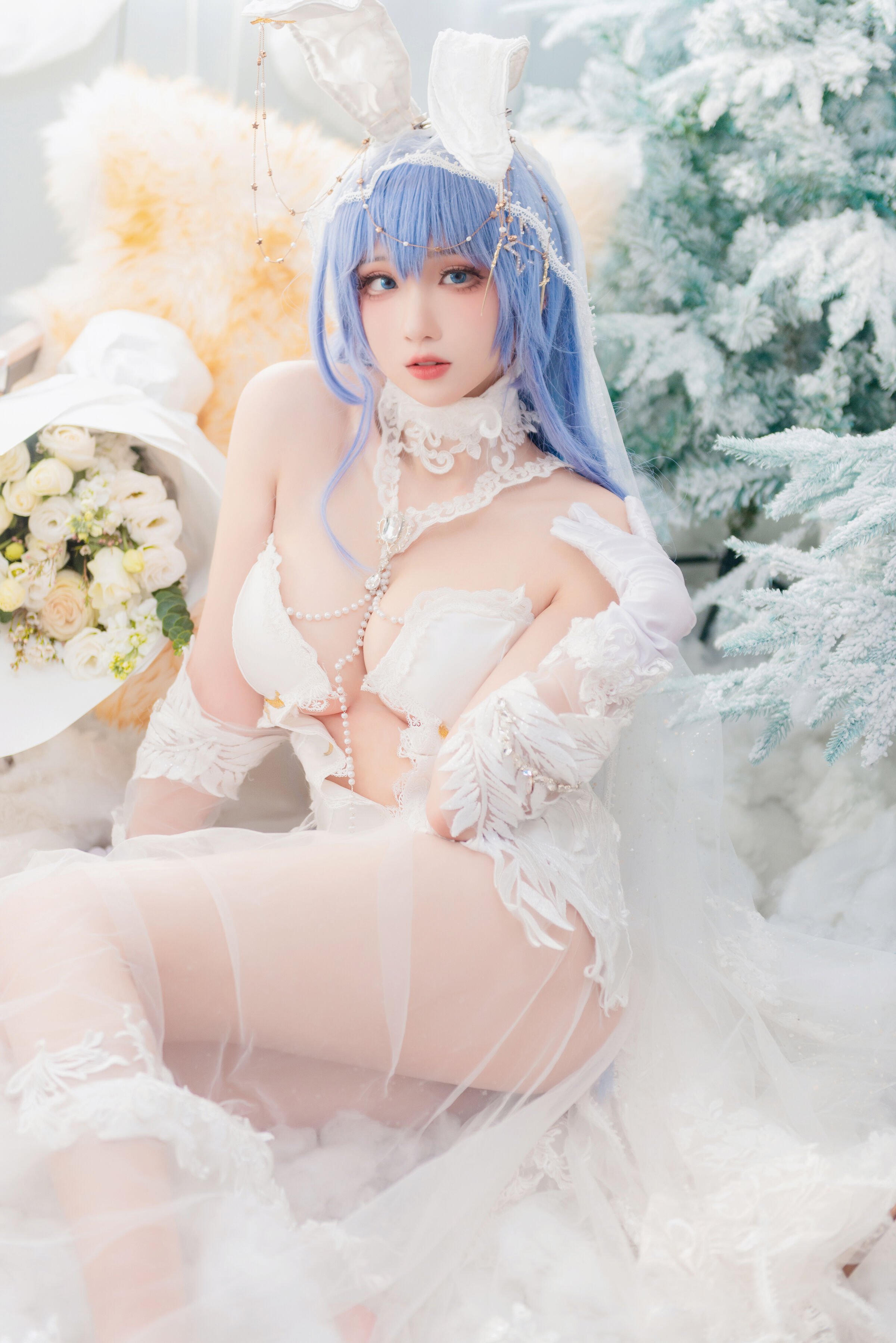 Vastaya Tôm Hùm Nhỏ - Azur Lane New Jersey Lễ Hội Vườn Tuyết Trắng