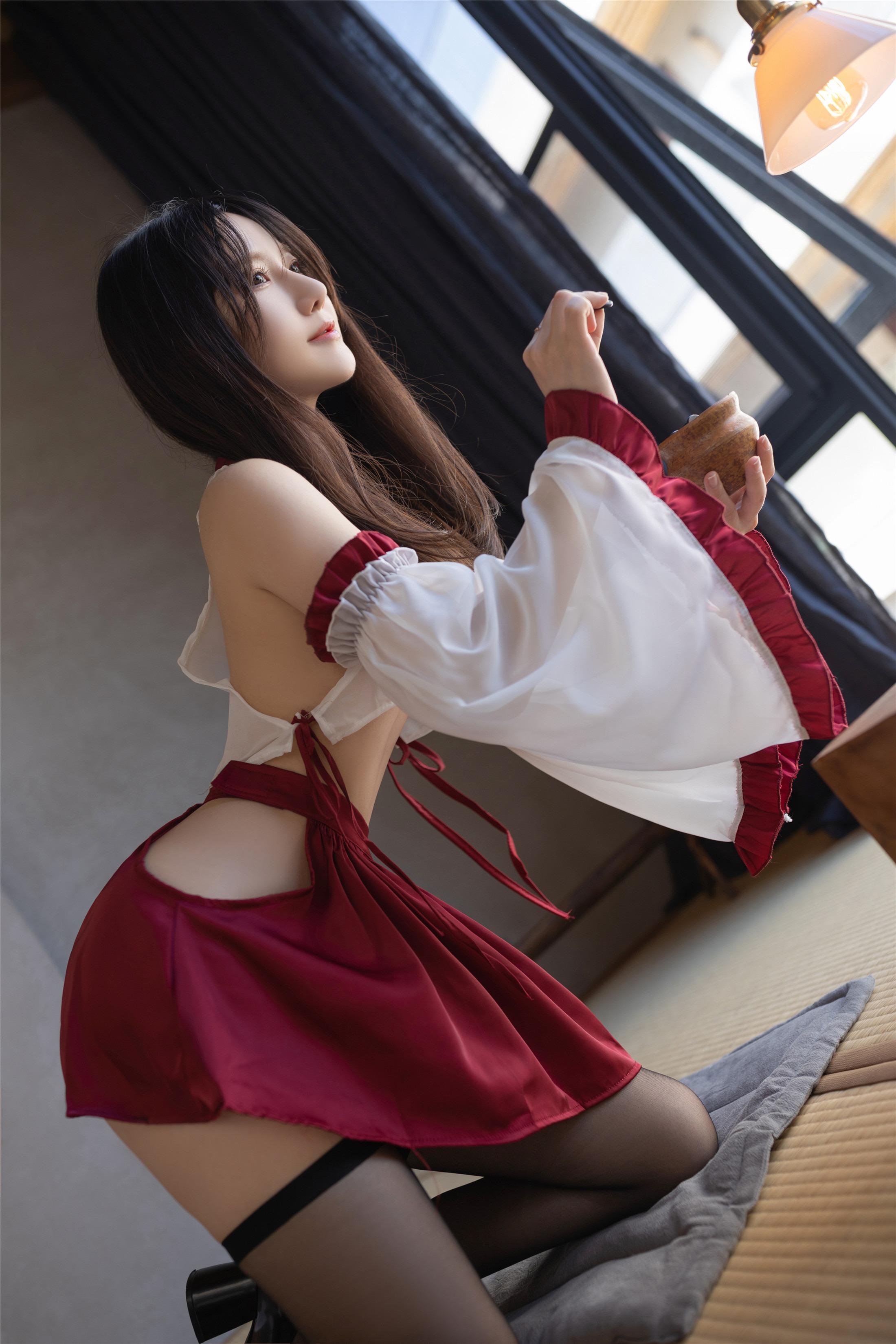 鱼子酱Fish - 神社巫女 120P