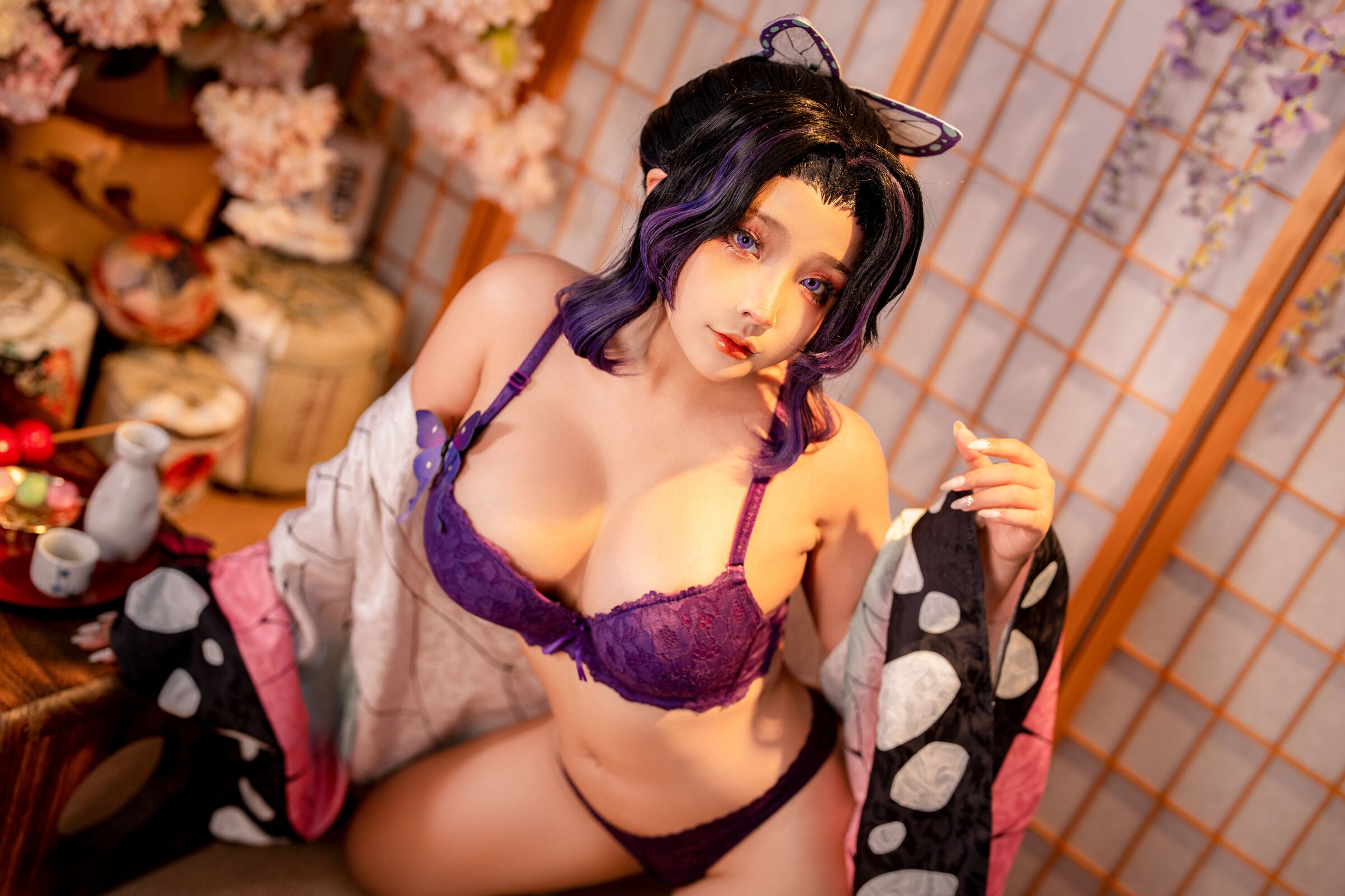 Sayo Momo Shinobu Cosplay Người Lớn