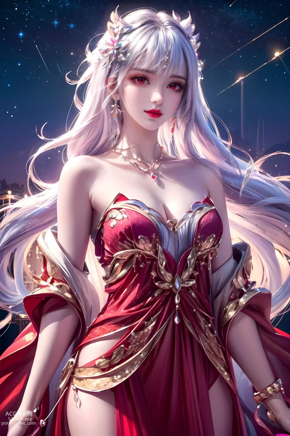 Kuzan AI动漫女角：完美世界太阴玉兔 60P
