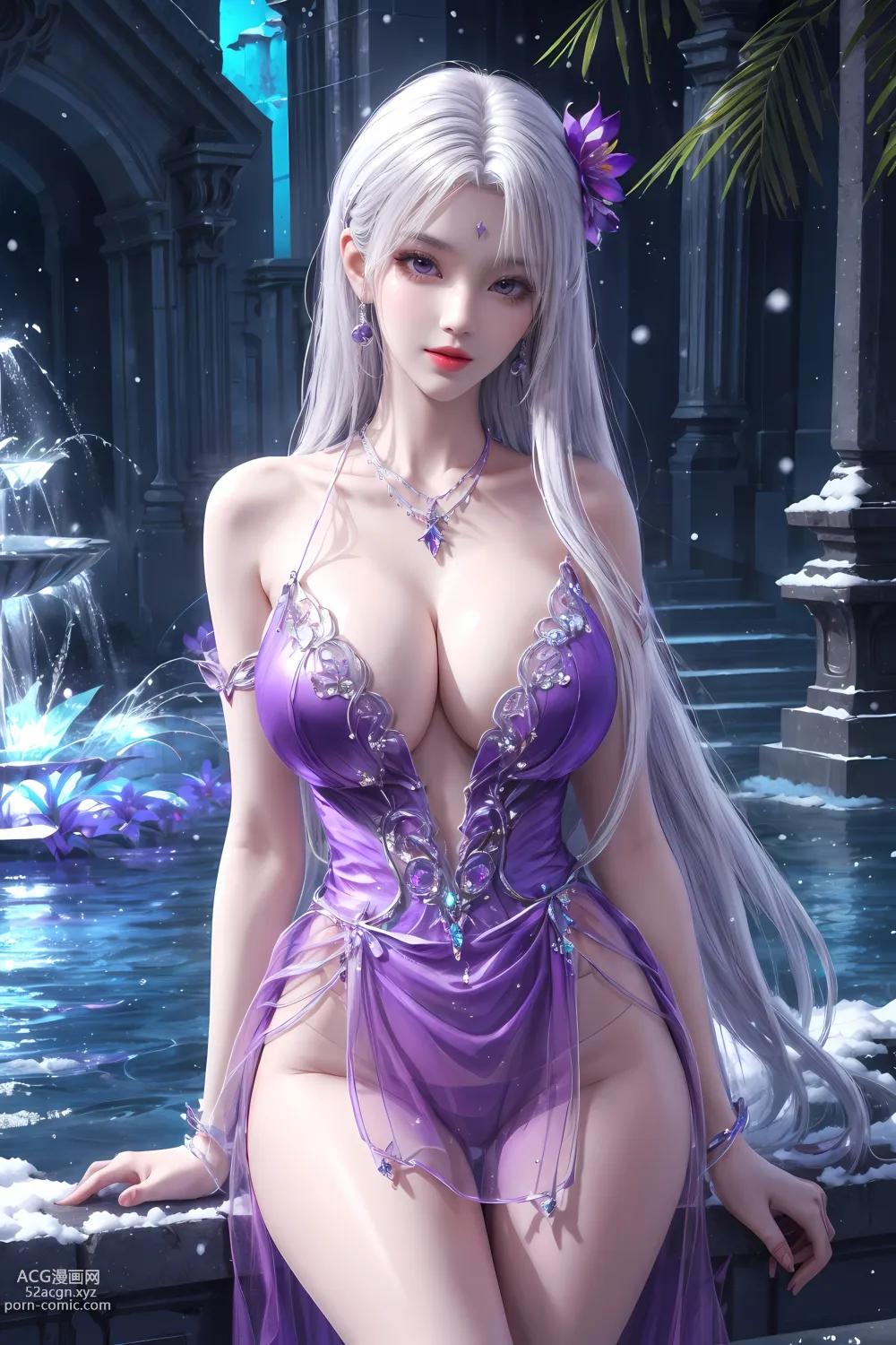 Kuzan AI动漫女角：斗破苍穹小医仙喷泉紫韵 41P