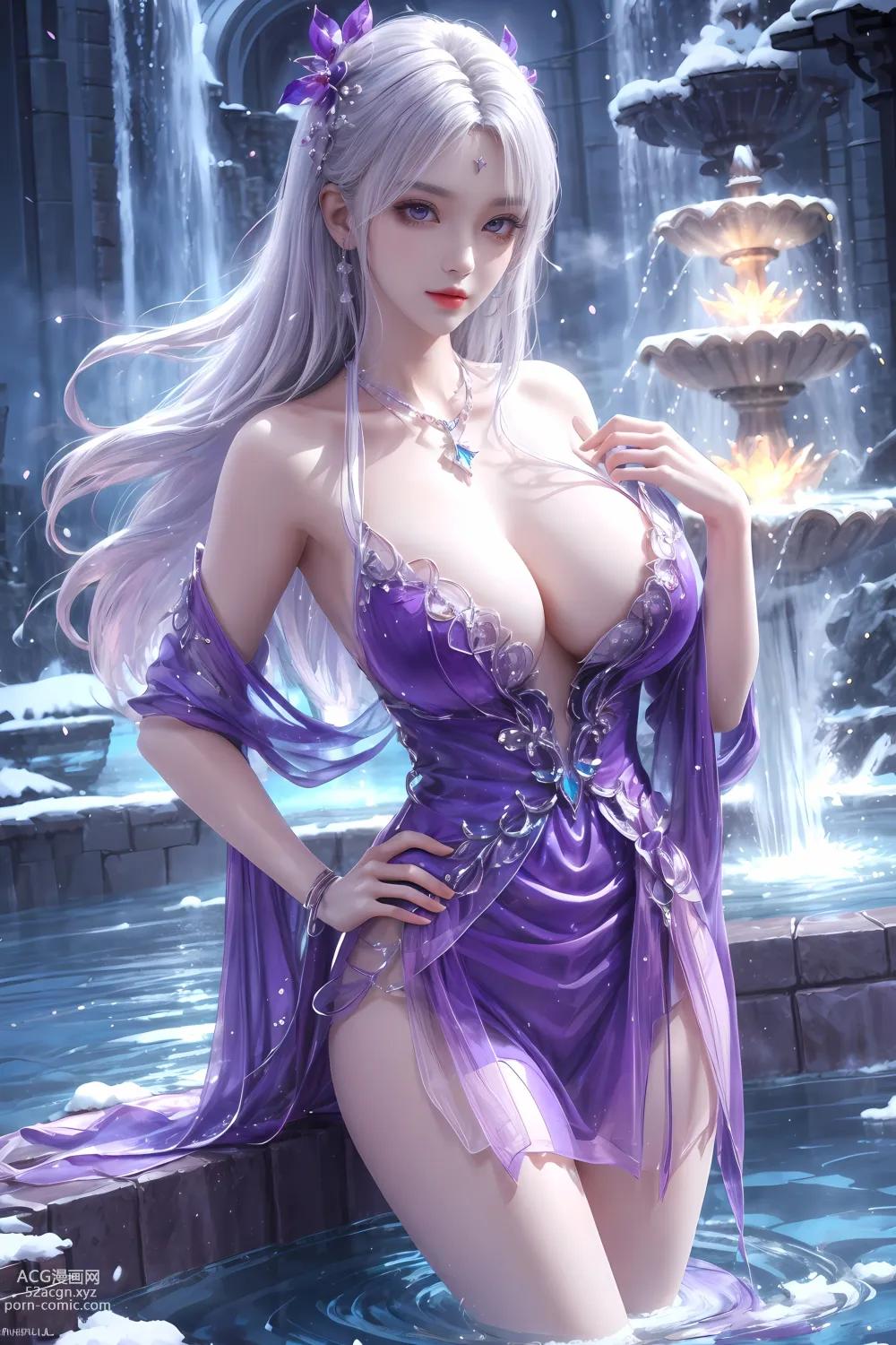 Kuzan AI动漫女角：斗破苍穹小医仙喷泉紫韵 41P