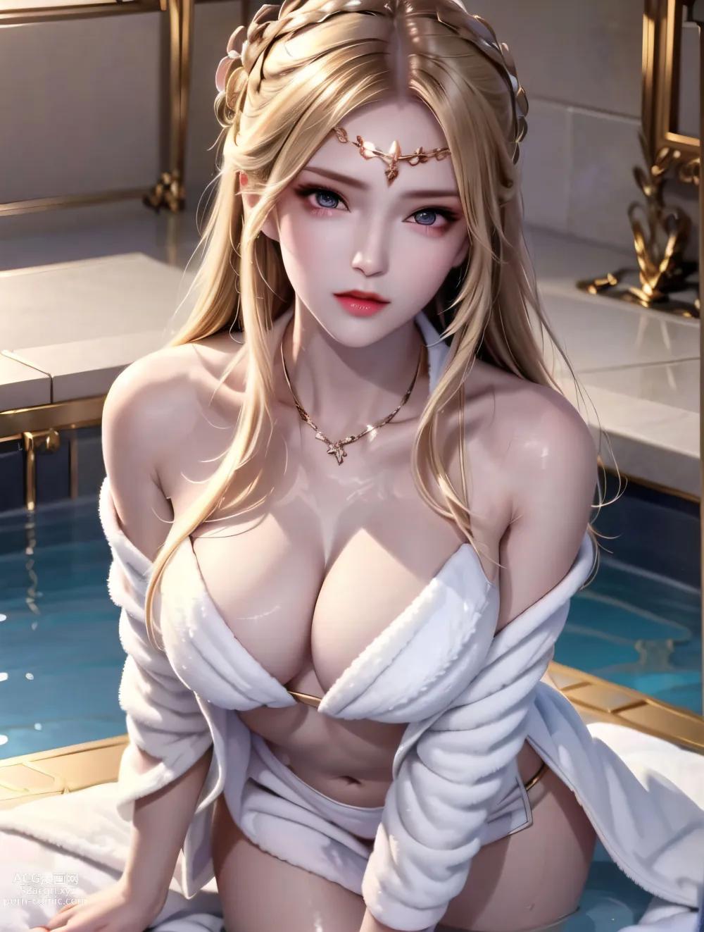 AI จีนอนิเมะ Qian Renxue ผ้าขนหนู
