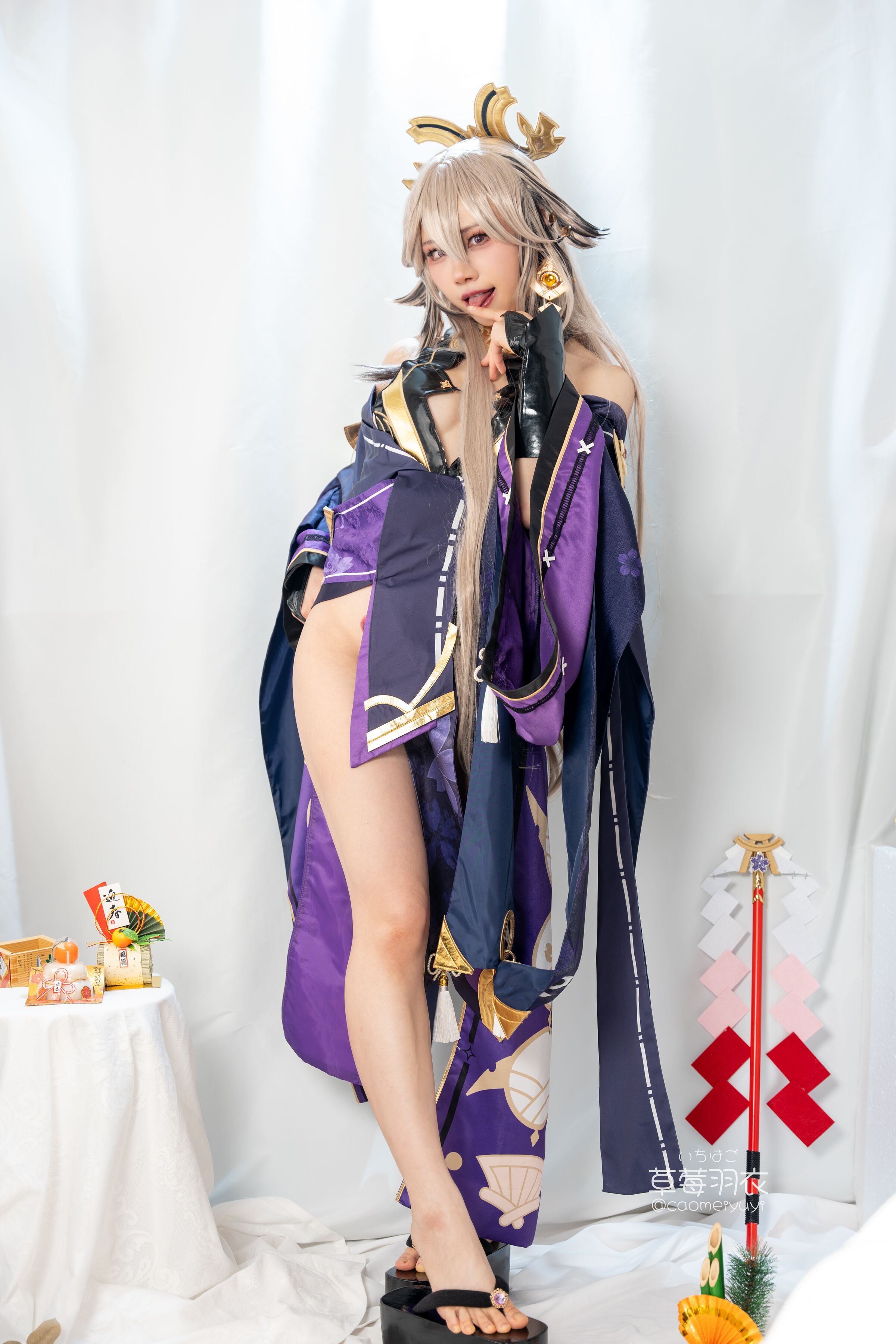 草莓羽衣 黒ギャル八重神子