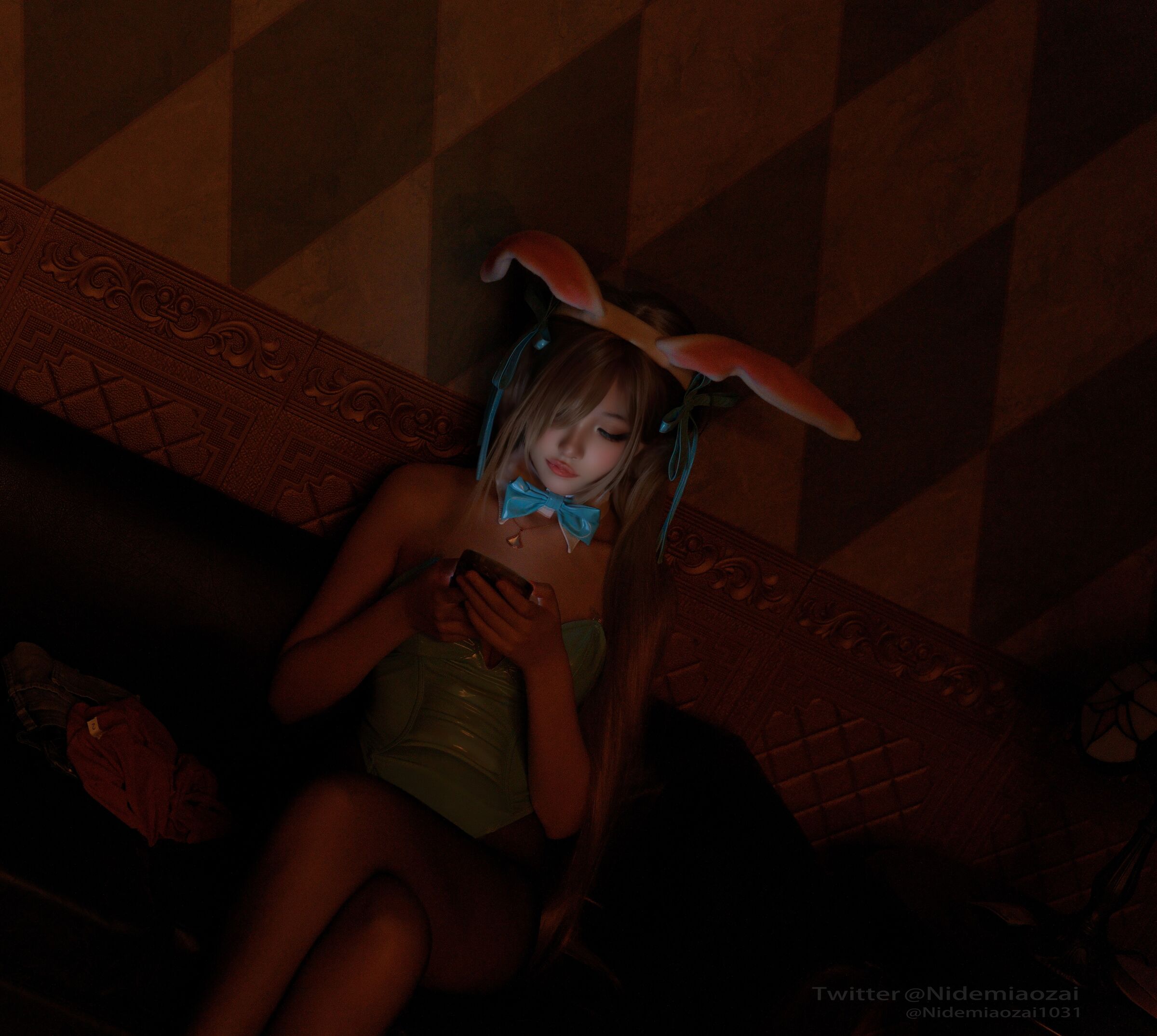 Cat Demon你的喵崽明日奈兔女郎 Cosplay