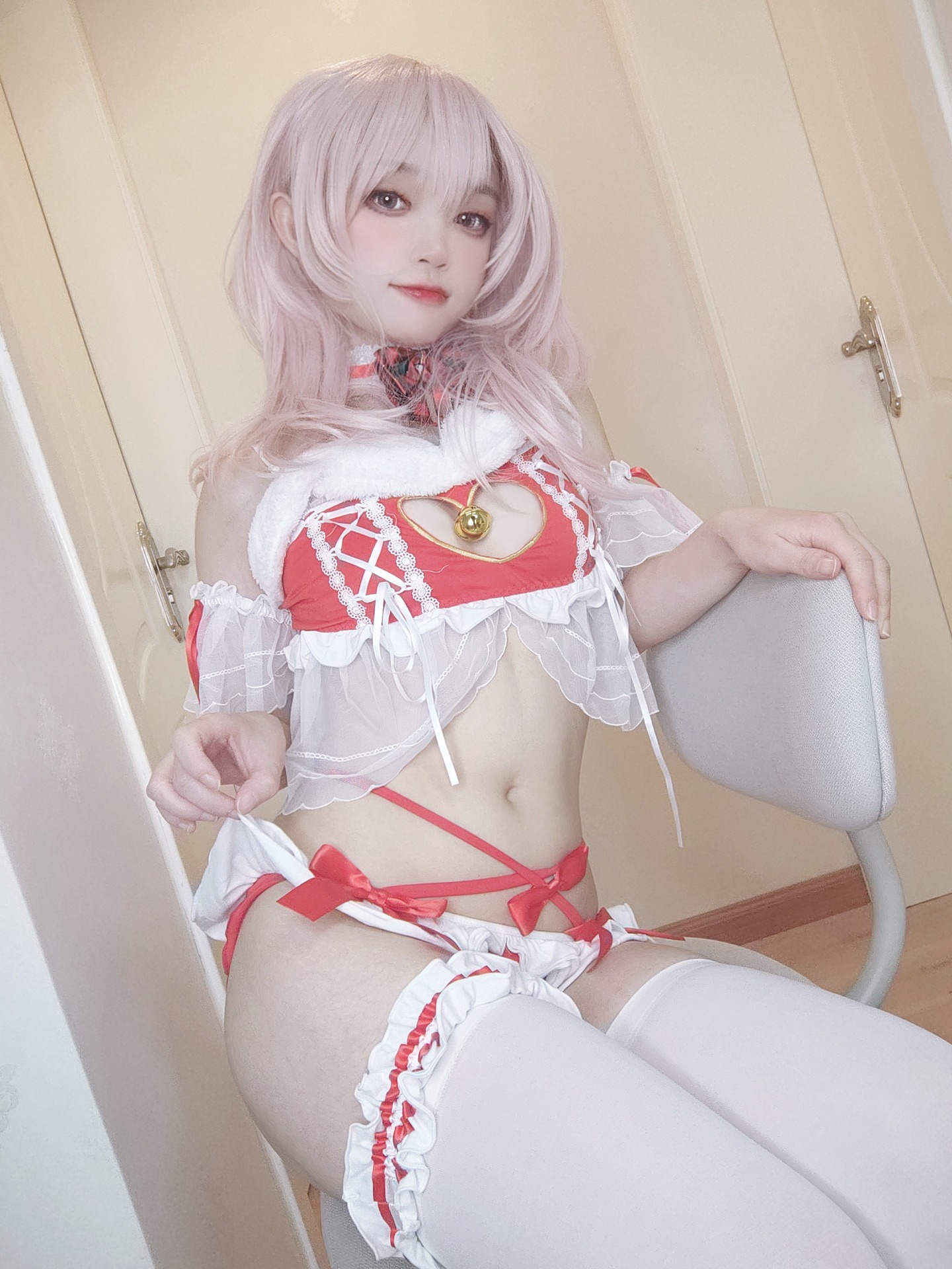 神沢永莉平安夜分体式泳衣写真 125P1V