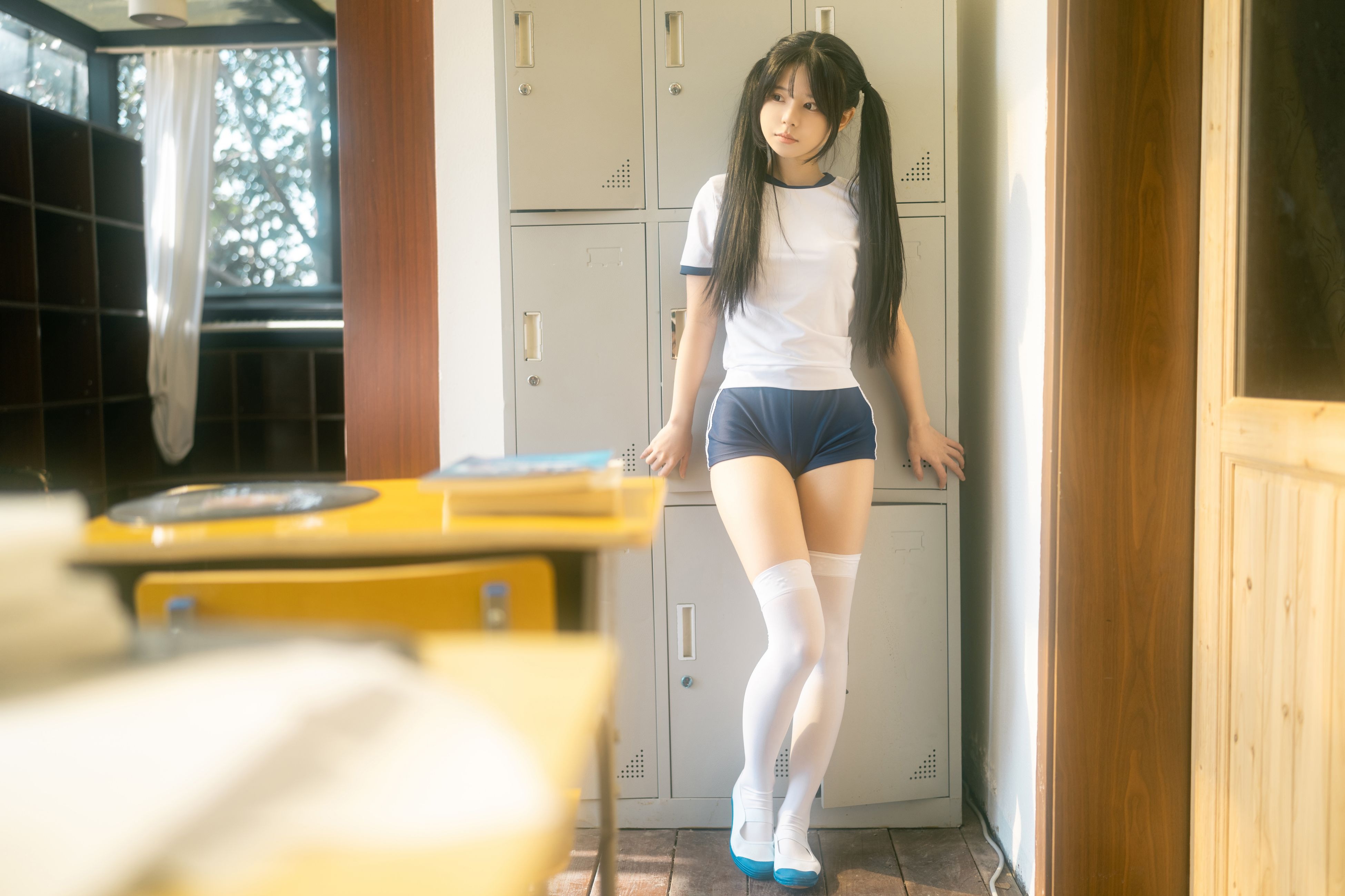rua阮阮 春の更衣室-体操服 [47P-469MB]