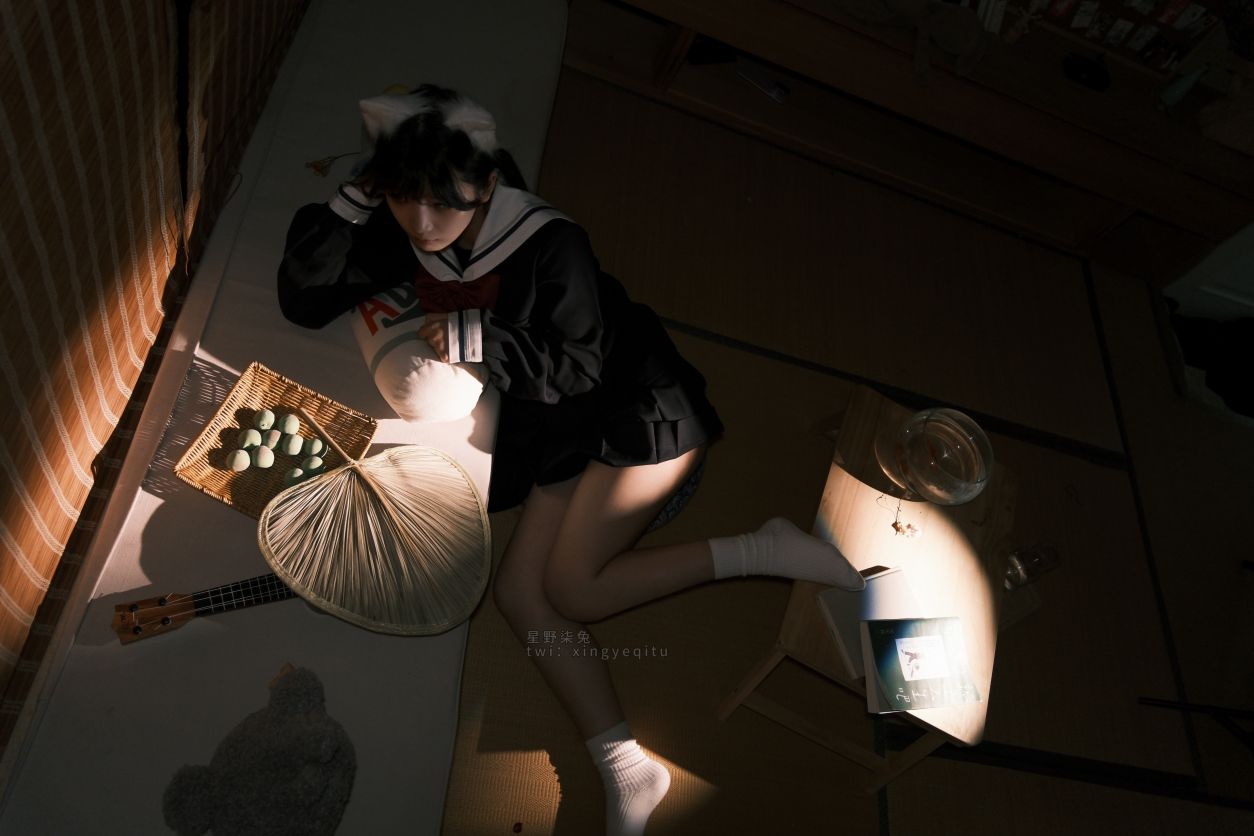 星野柒兔 放课后的吔鱼少女[59P1V-417MB]