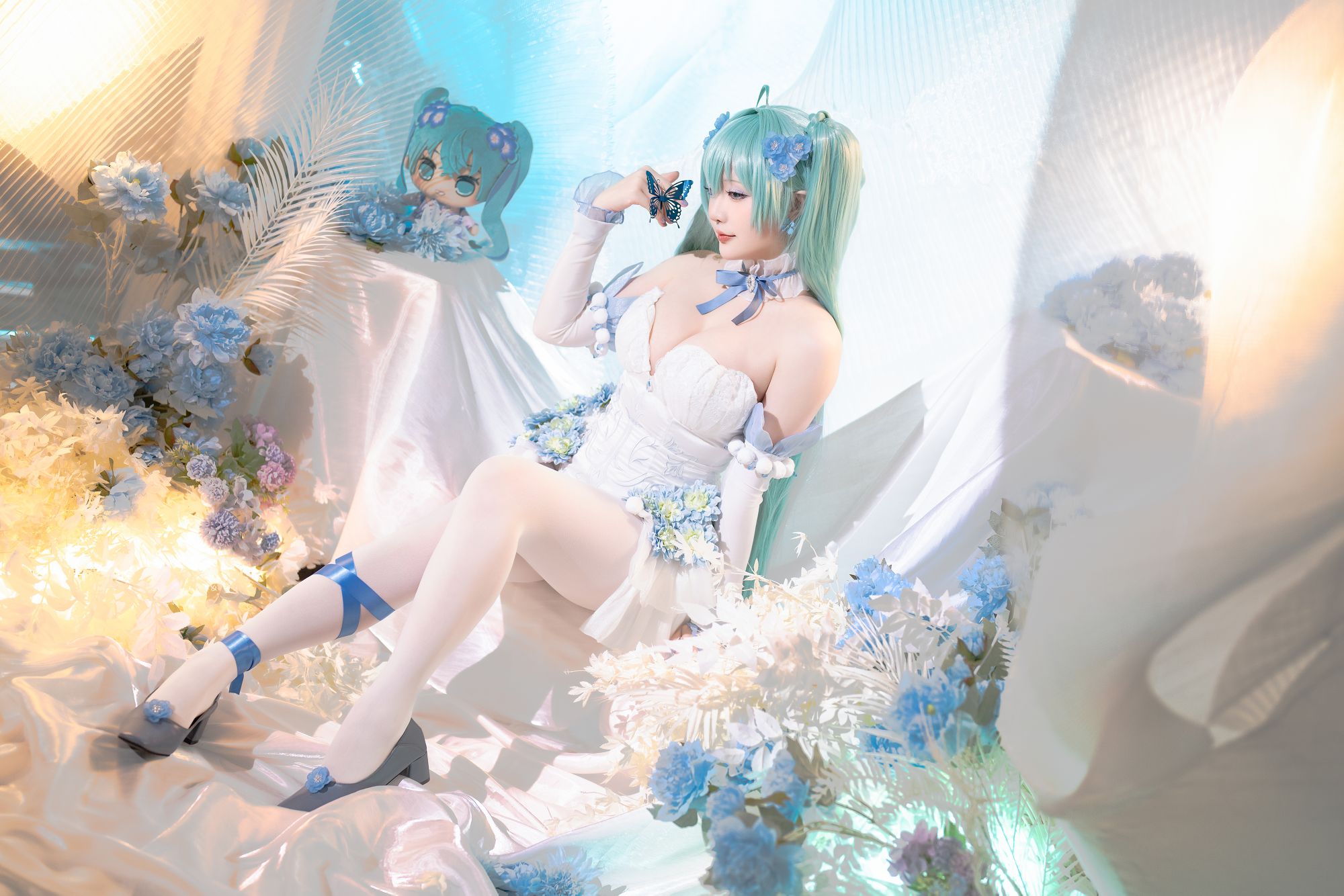 星之迟迟 - 2024年02月计划A 初音未来 粉蝶花精灵[54P1V-4.51GB]