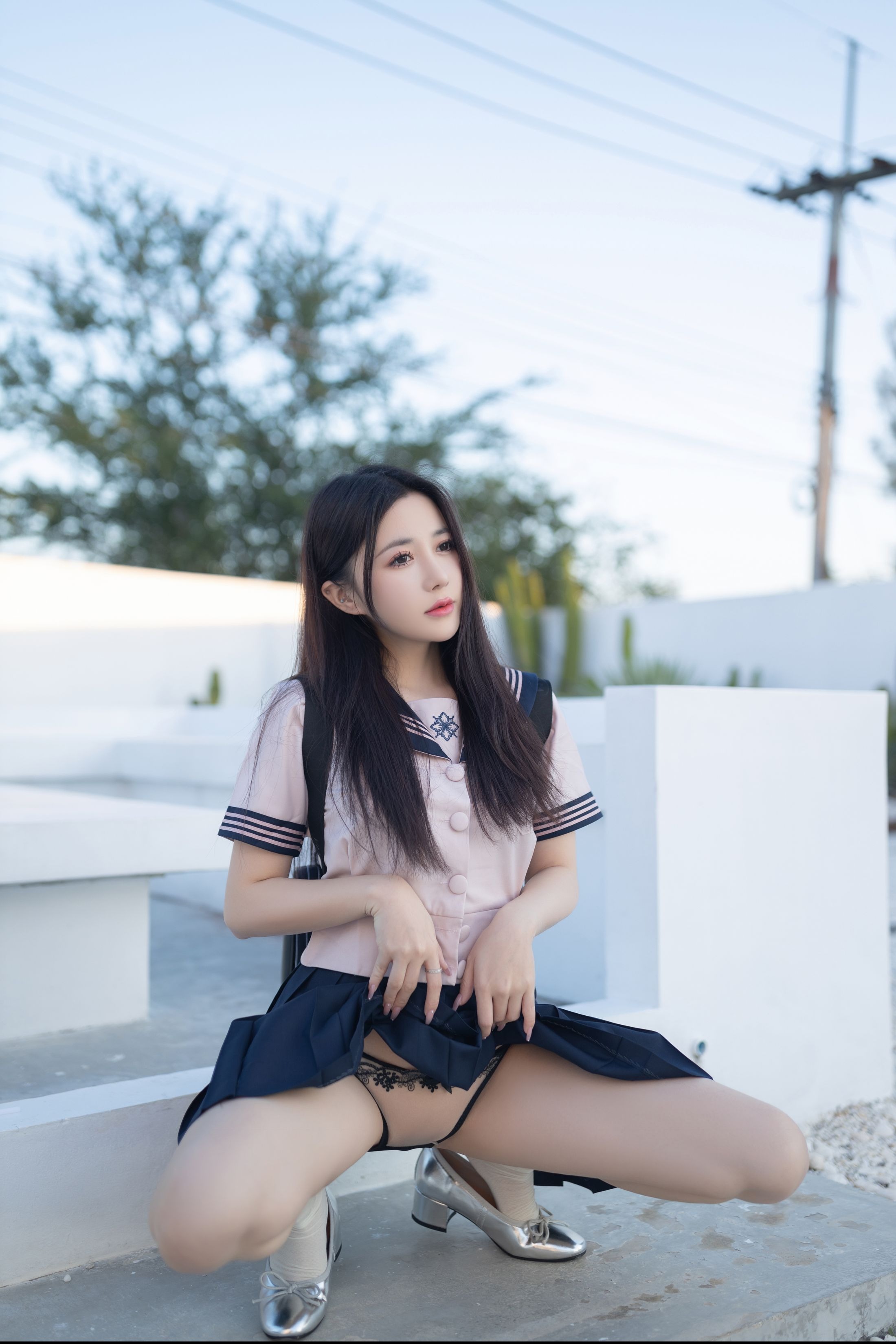 鱼子酱Fish - JK写真 120P