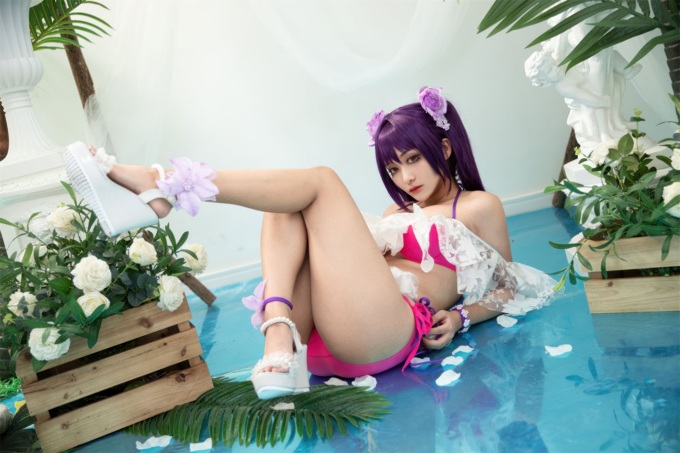 洛璃 belle SAMA - 斯卡蒂泳装