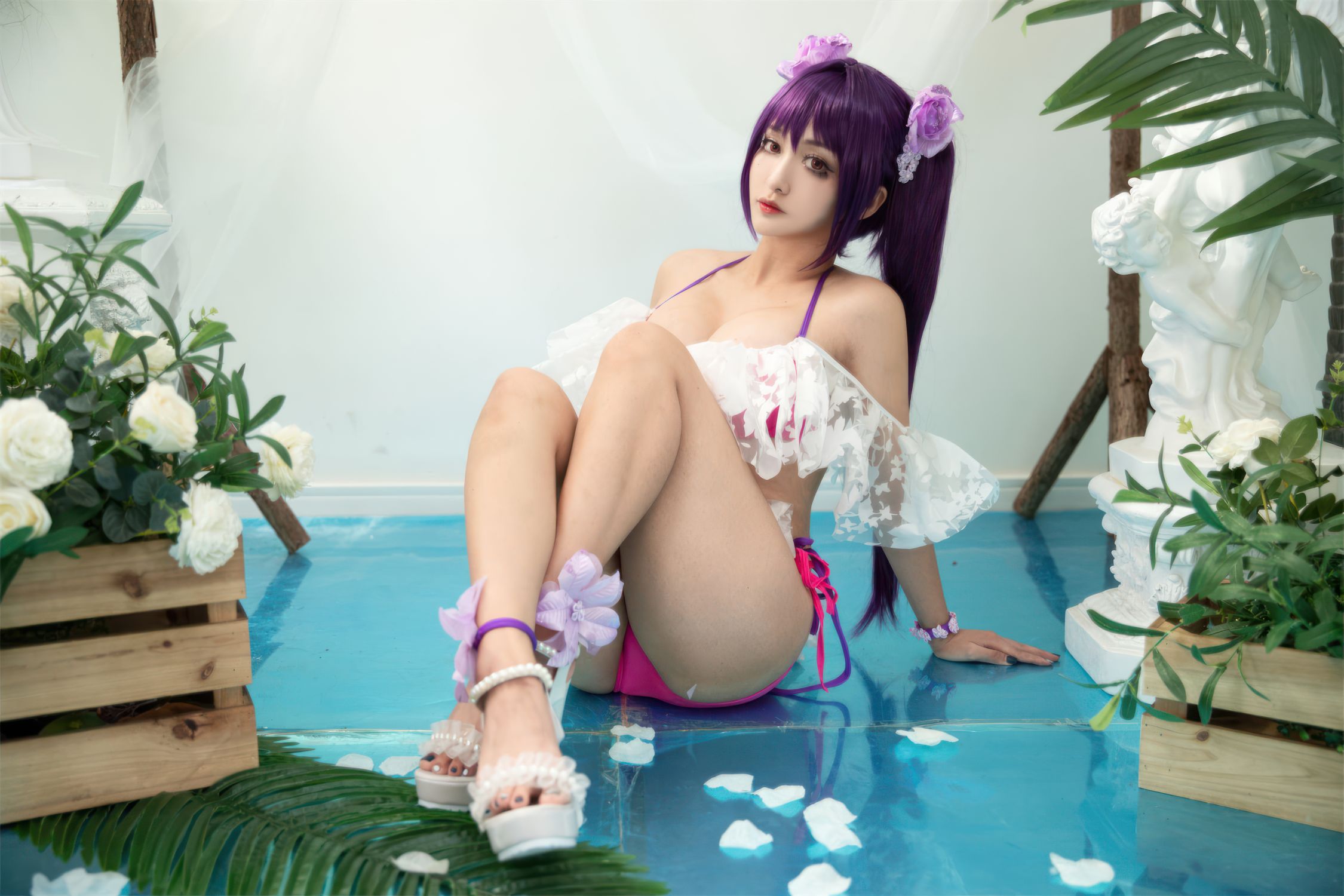 洛璃 belle SAMA - 斯卡蒂泳装