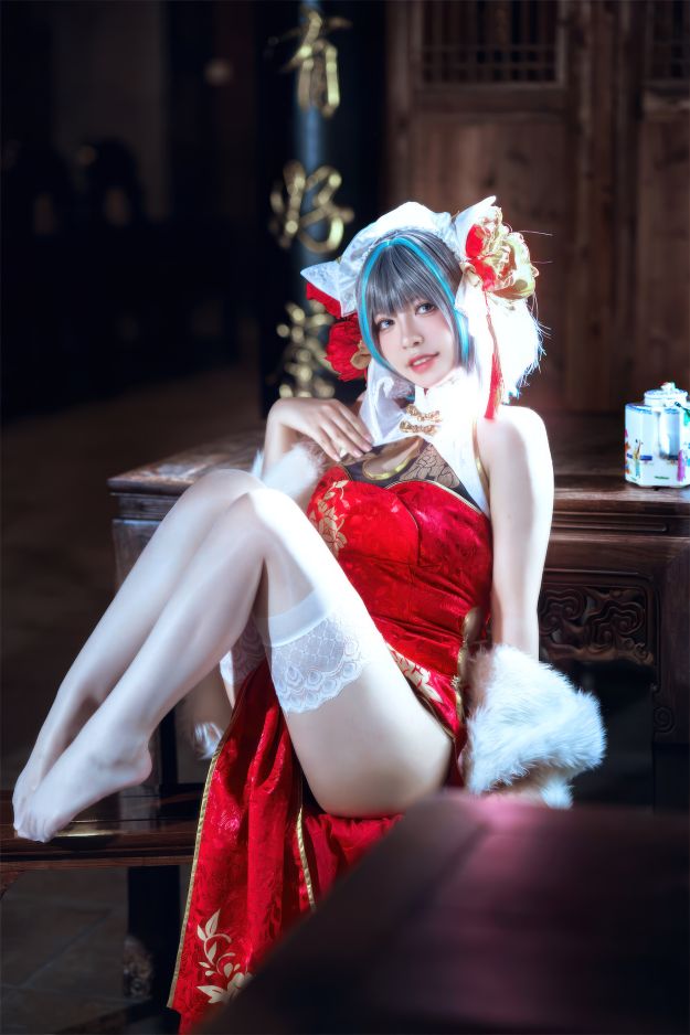 半半子 - 柴郡中华娘旗袍[45P2V-389MB]