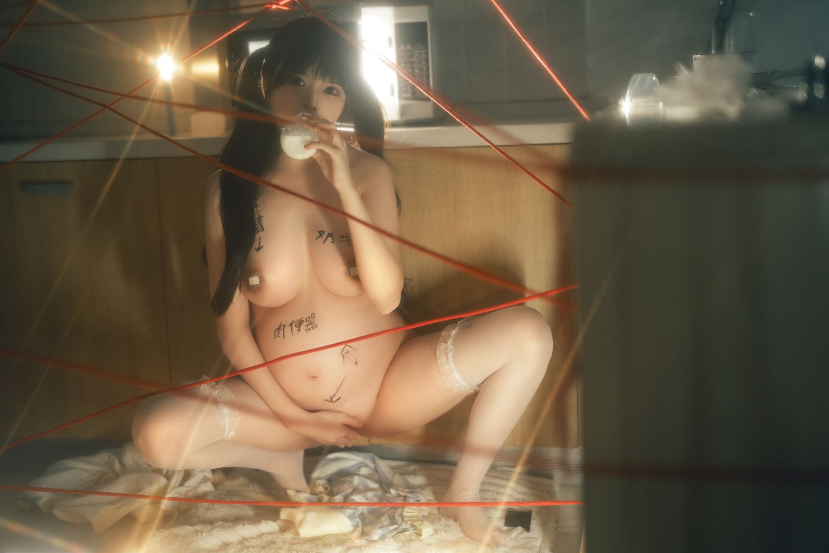 小九酱&rua阮阮 奶牛孕图 双人 [50P-980MB]