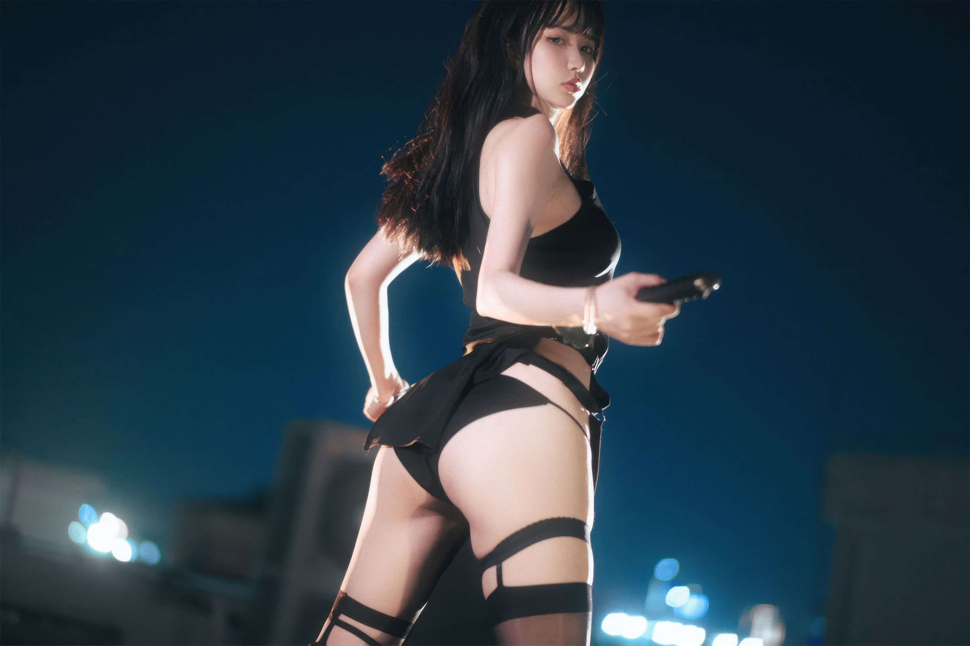 Tina很妖孽呀 战斗服旗袍 32P