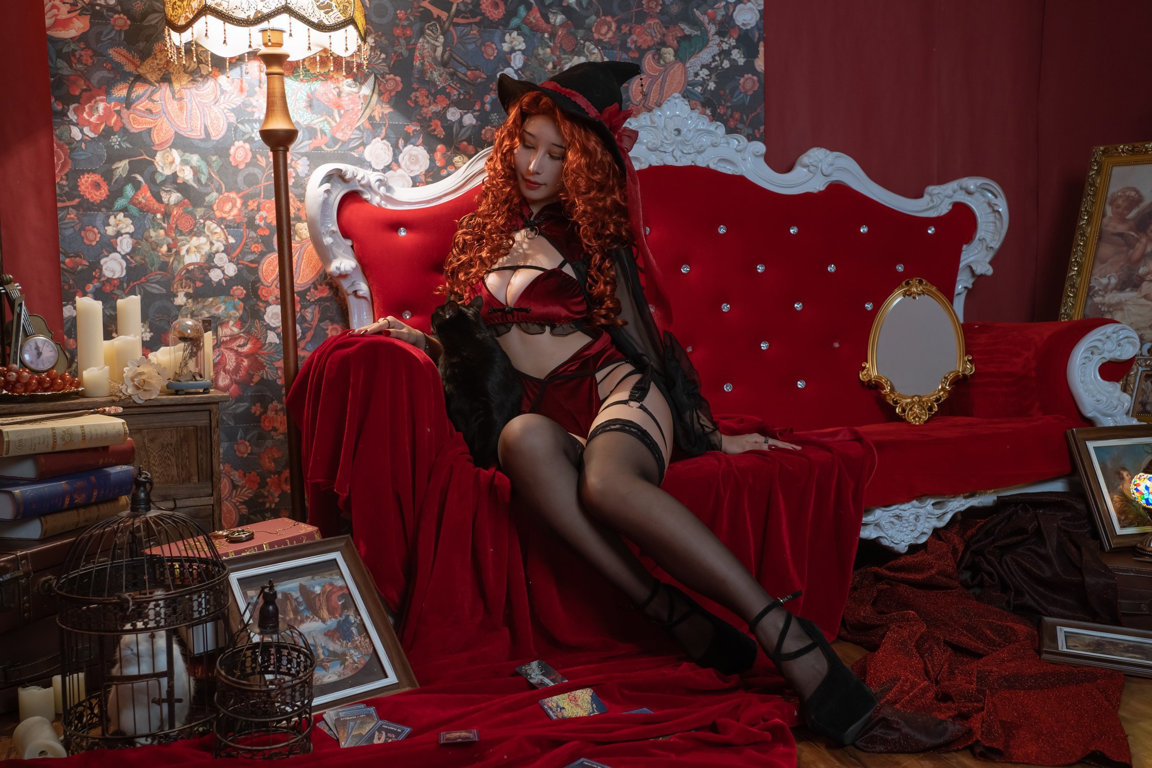 Cosplay 云溪溪 奶桃 女巫和艳后