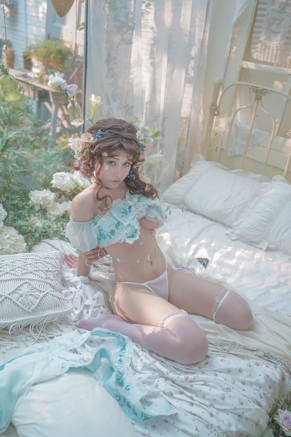 A Smile's Fragrant Aroma Penetrates the True Photo] Pea Princess