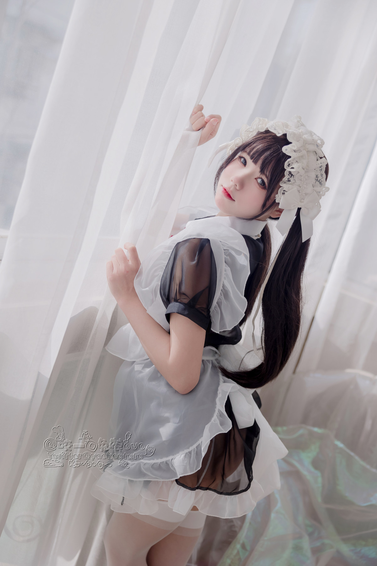 Cosplay 黏黏团子兔 黑白女仆