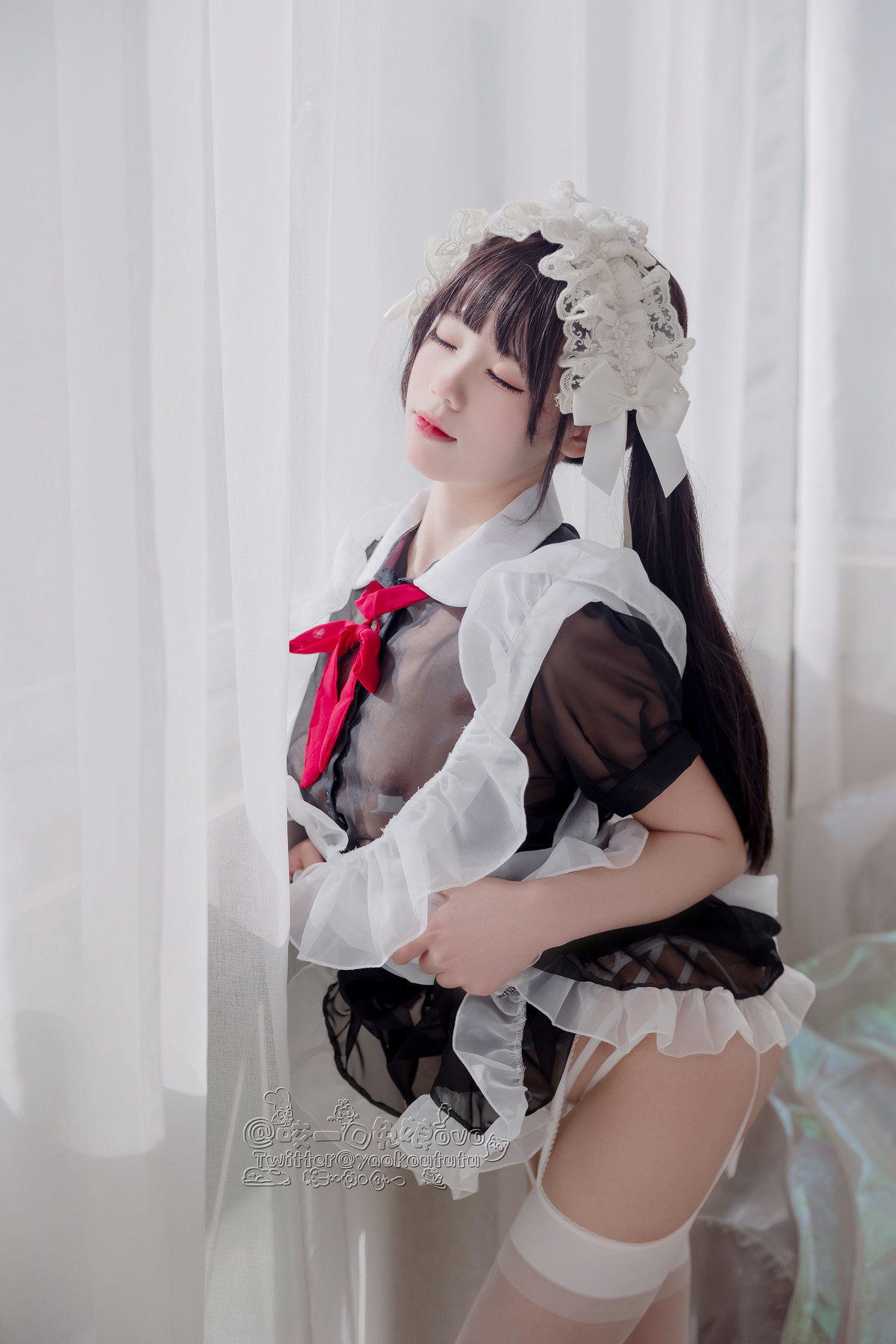 Cosplay 黏黏团子兔 黑白女仆