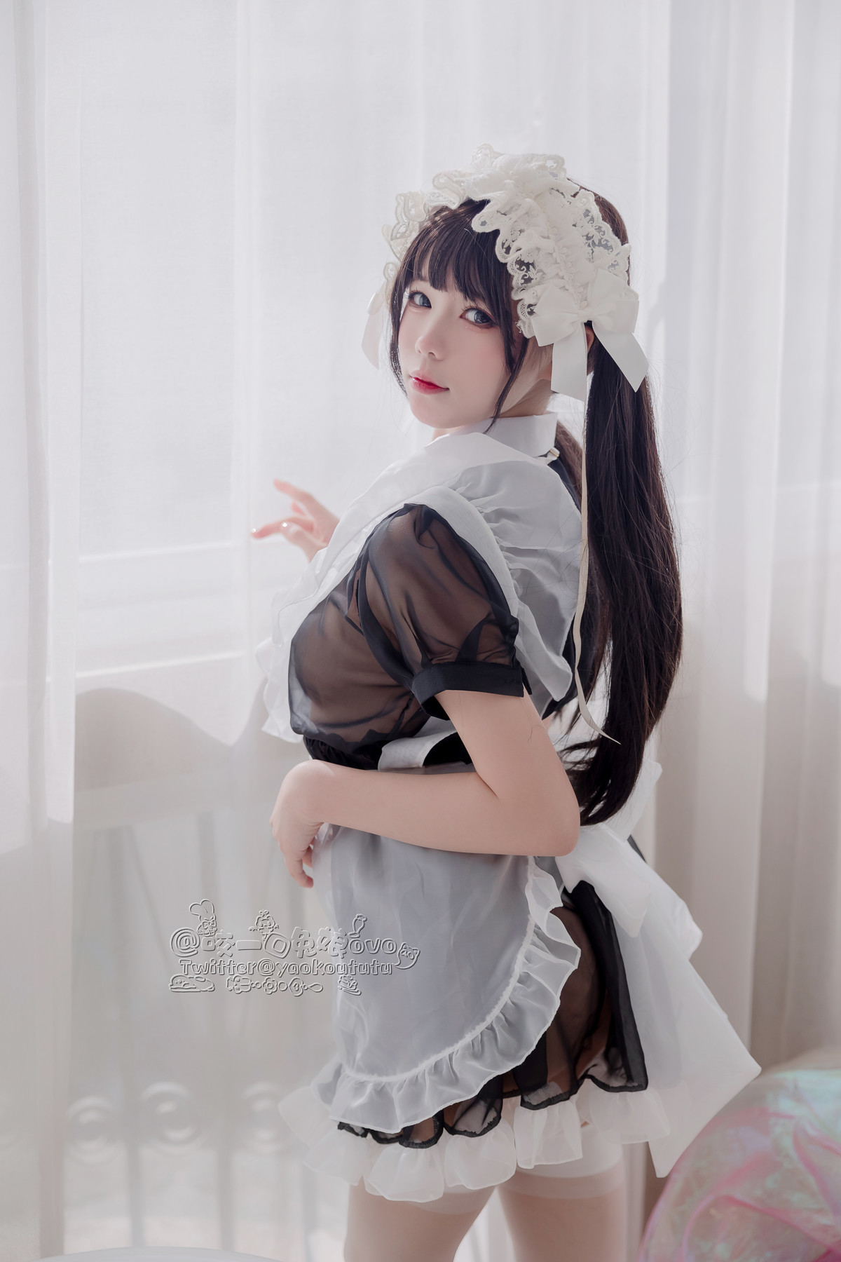 Cosplay 黏黏团子兔 黑白女仆